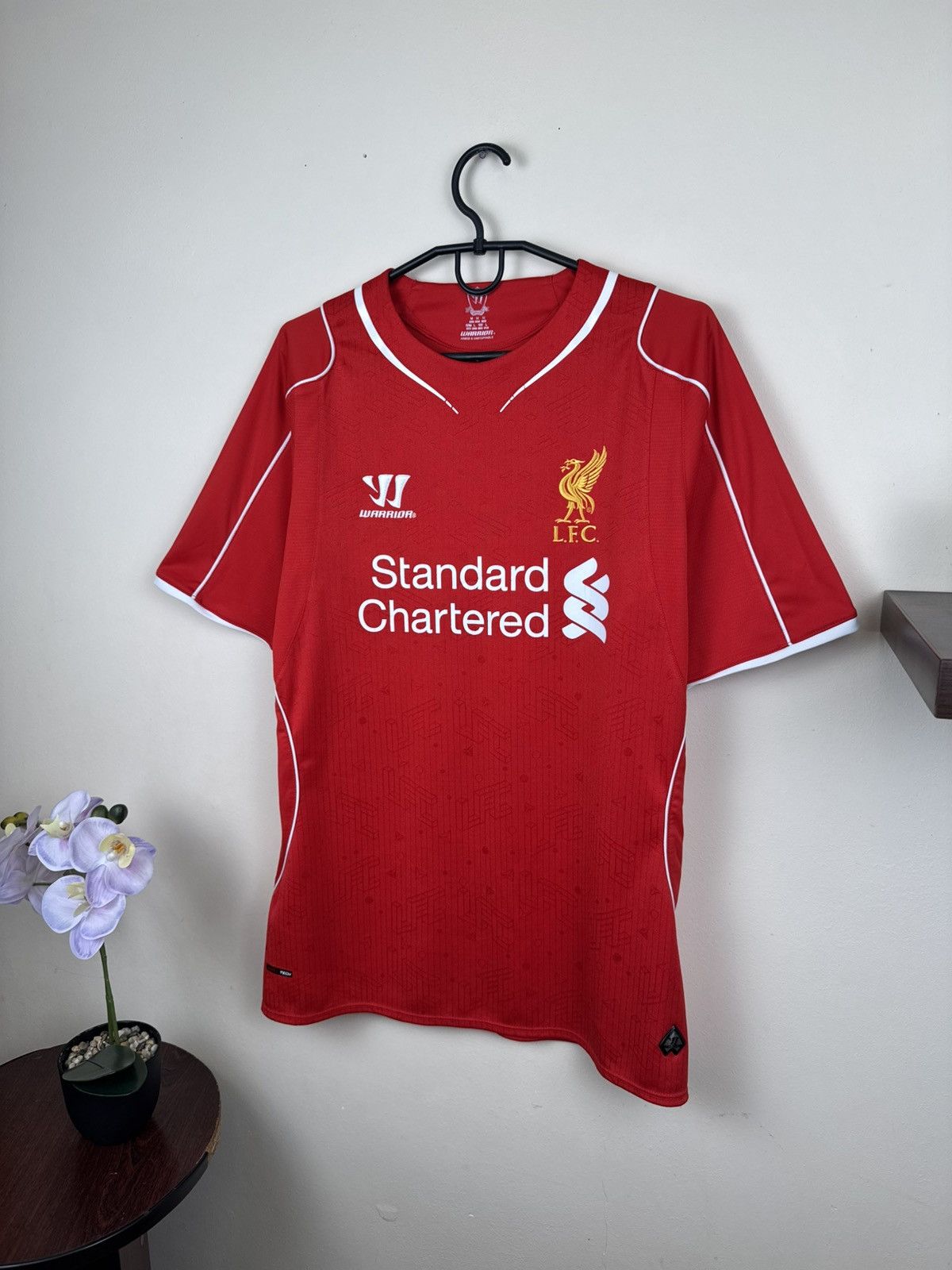 Warrior Warriors L. F. C. Liverpool Jersey 2014-2015 Soccer Red M Size US M / EU 48-50 / 2 - 6 Thumbnail