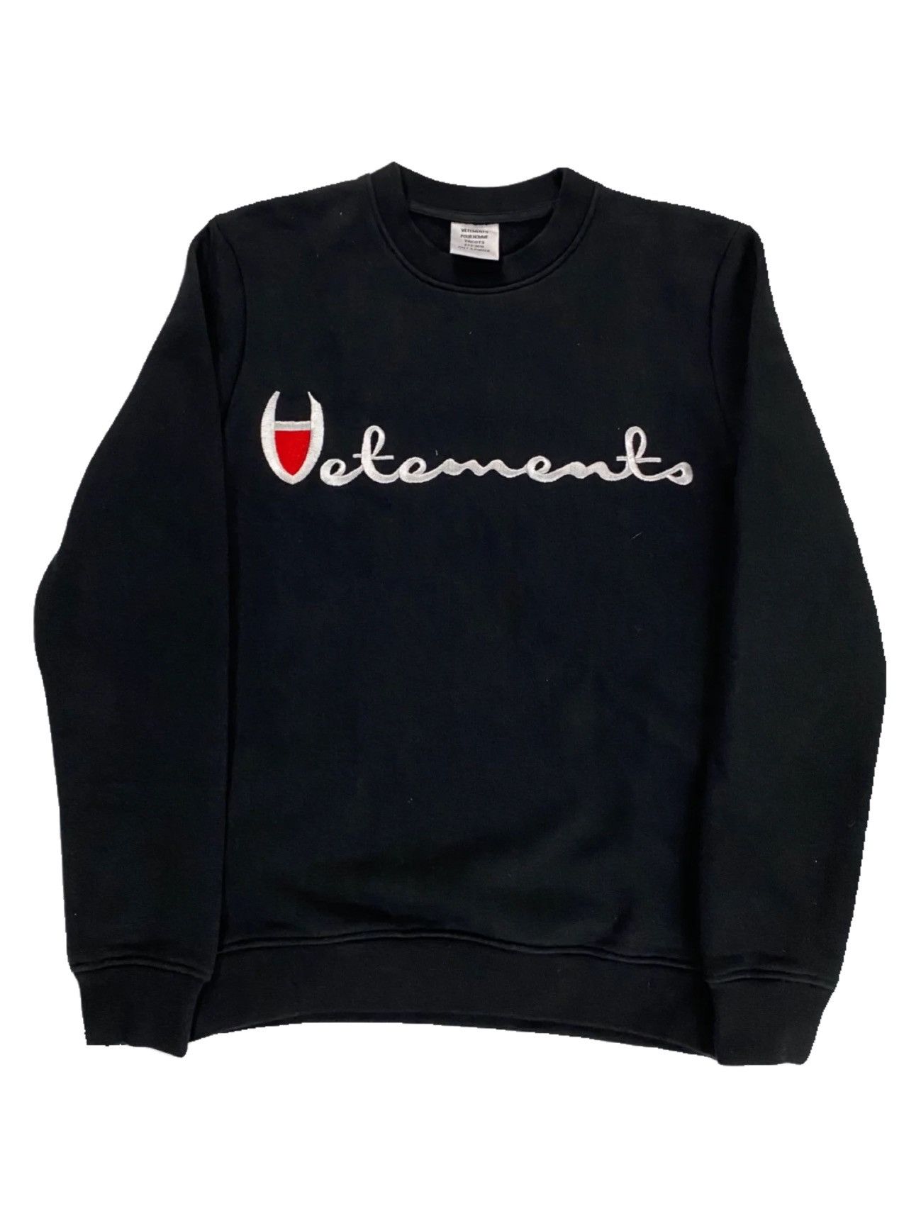 Vetements champion sweater us sales