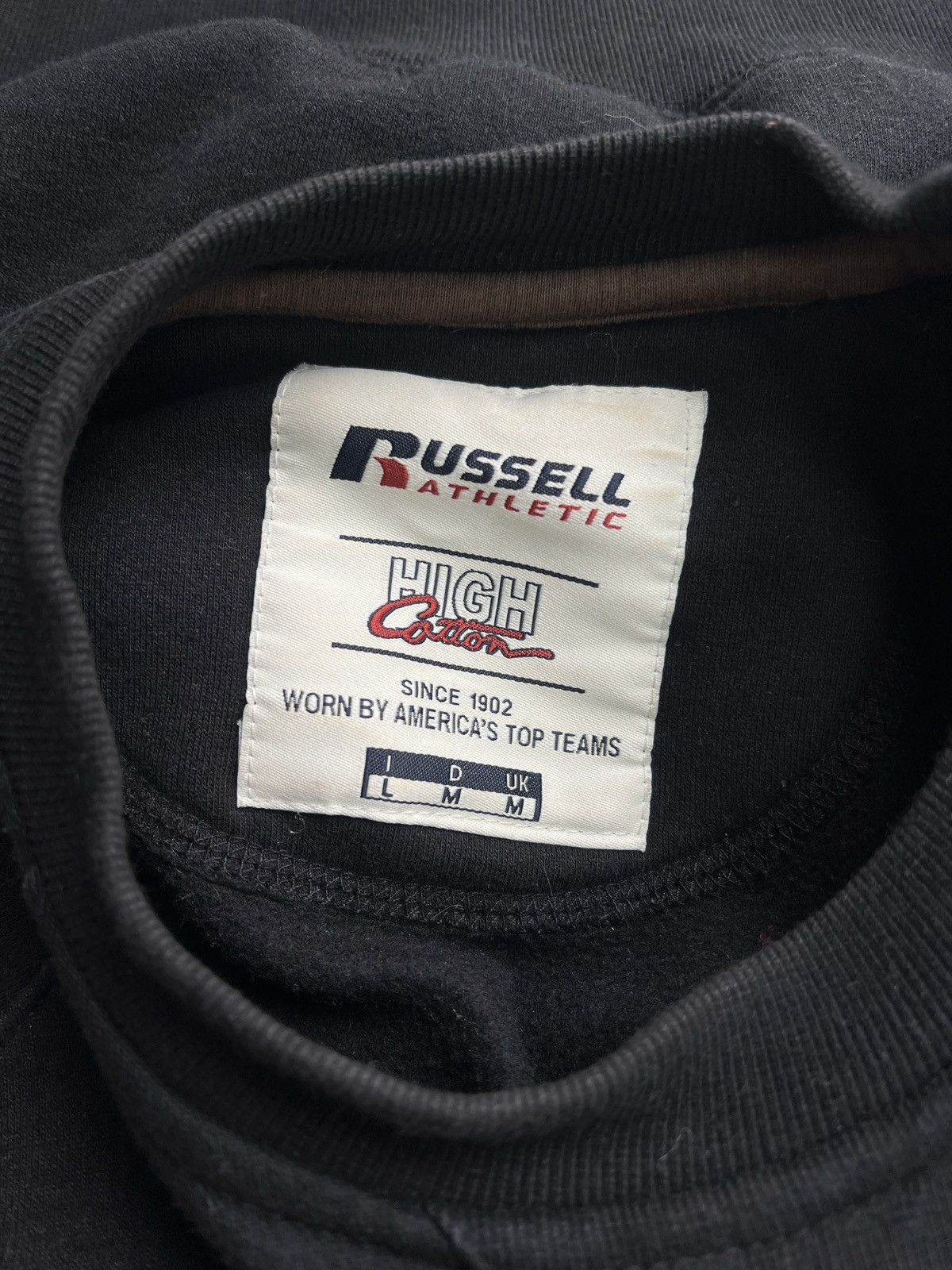 Russell Athletic Black Hoodie Russel Athletic sweatshirt Vintage Style Y2K Size US M / EU 48-50 / 2 - 8 Thumbnail
