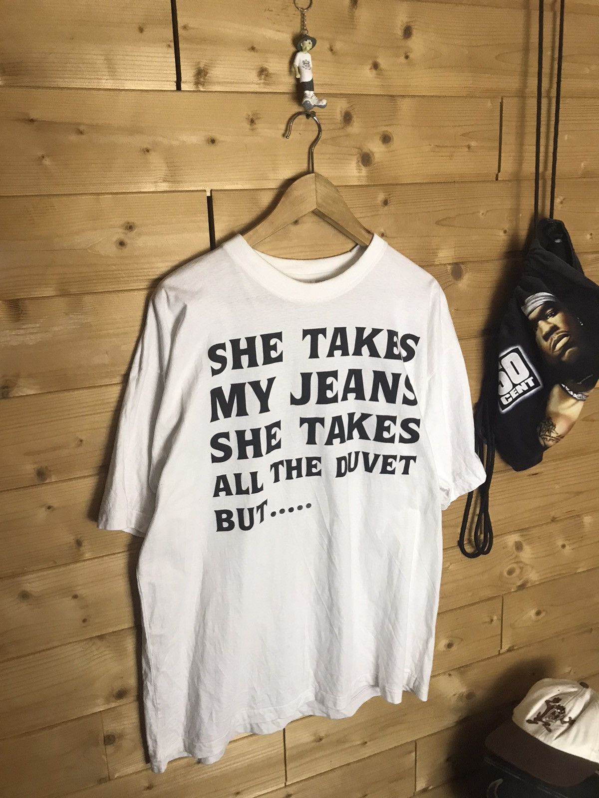 Vintage Vintage 90’s Cockspure single stitch t-shirt Size US XL / EU 56 / 4 - 4 Thumbnail