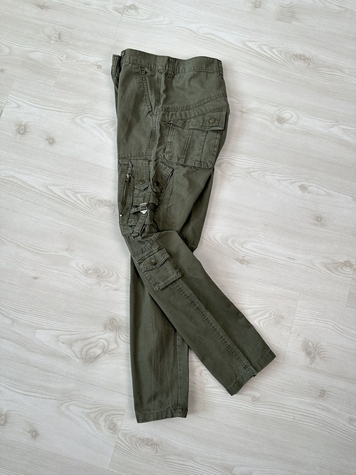 Japanese Brand Vintage Y2k Baggy Cargo Pants Avant Garde If Six Was Nine Size US 32 / EU 48 - 5 Thumbnail