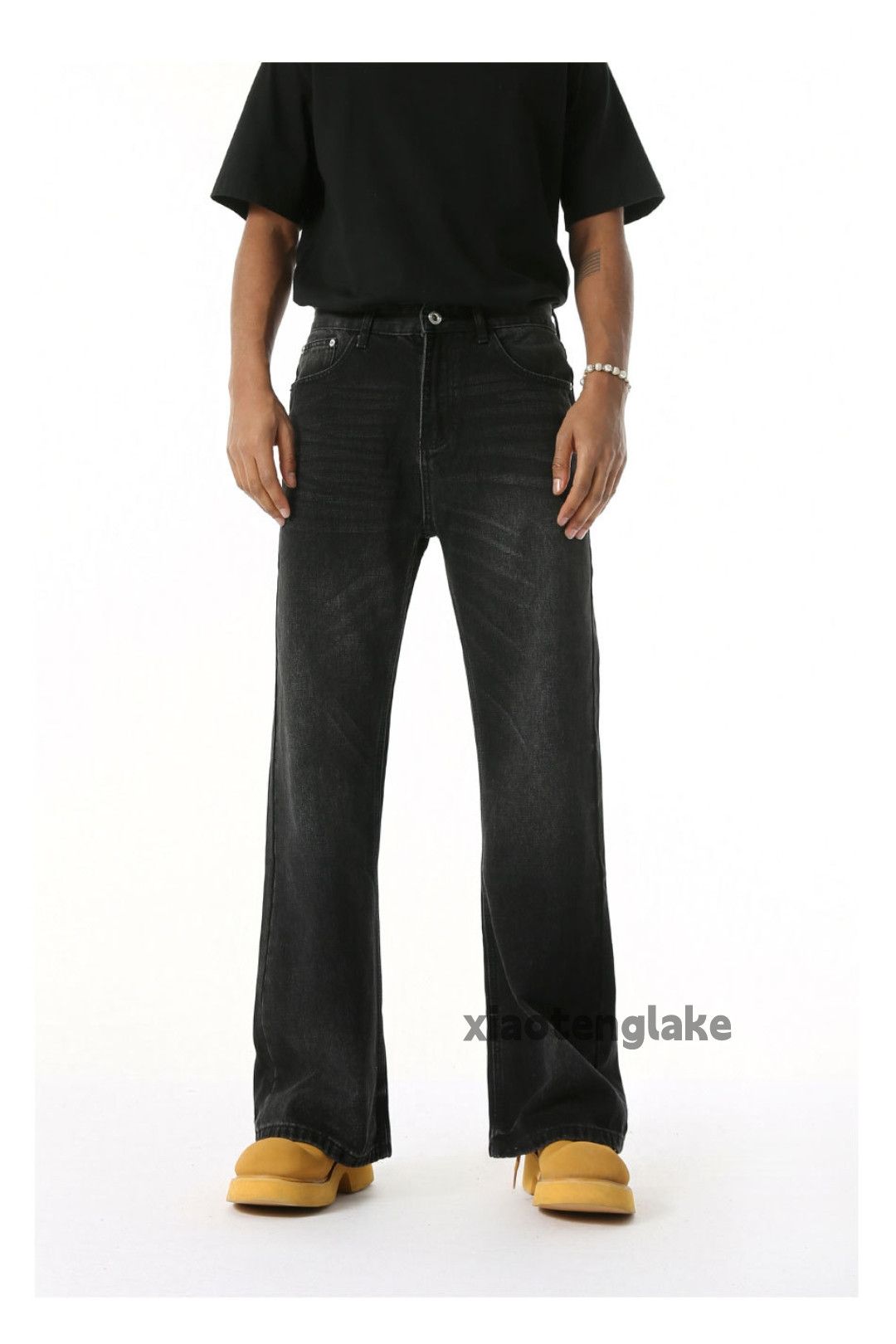 Jean xz vintage washed faded cleanfit yuppie bootcut jeans Size US 30 / EU 46 - 3 Thumbnail