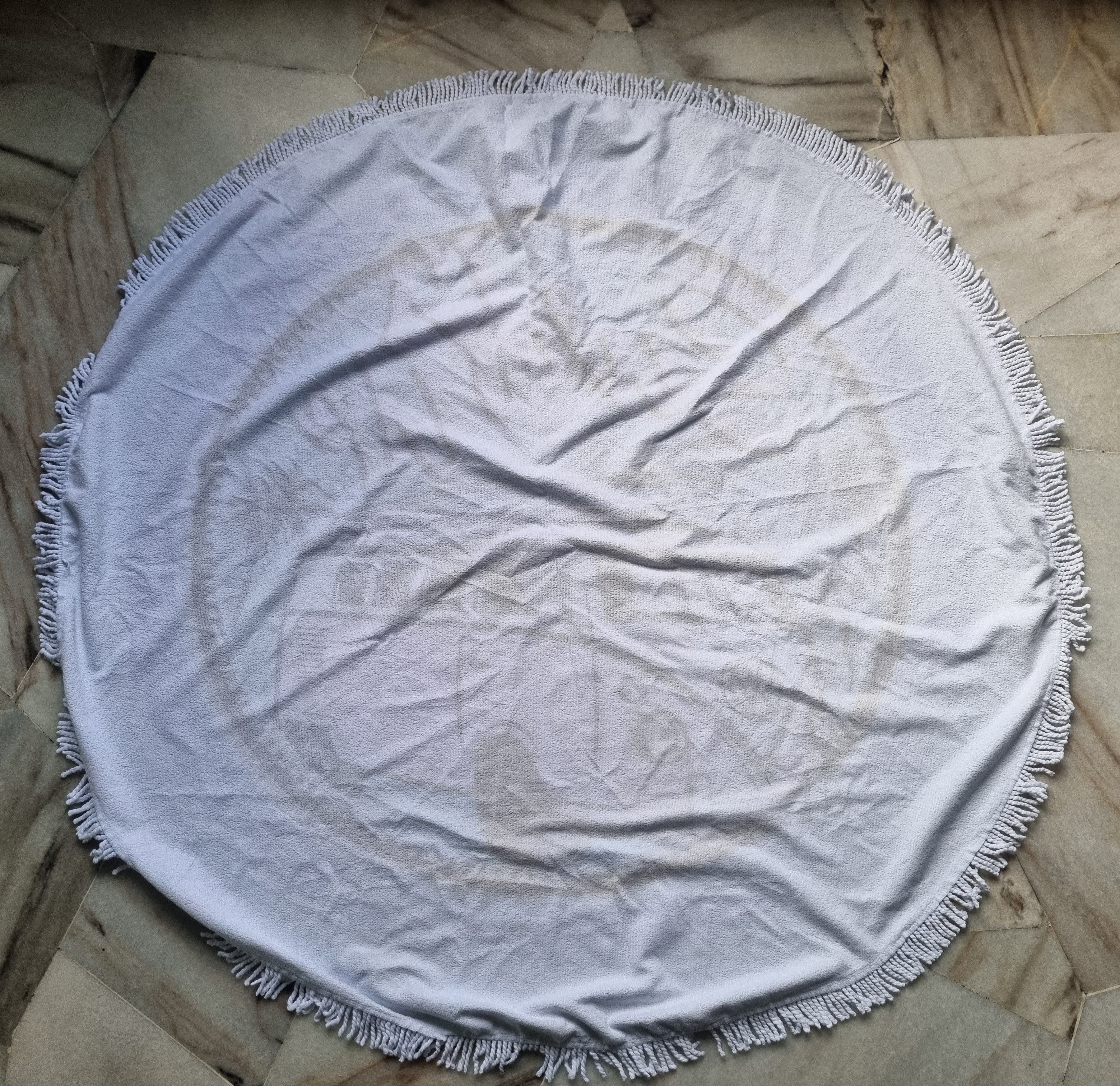 Vintage Wolkswagon Beetle Round Towel Size ONE SIZE - 8 Thumbnail