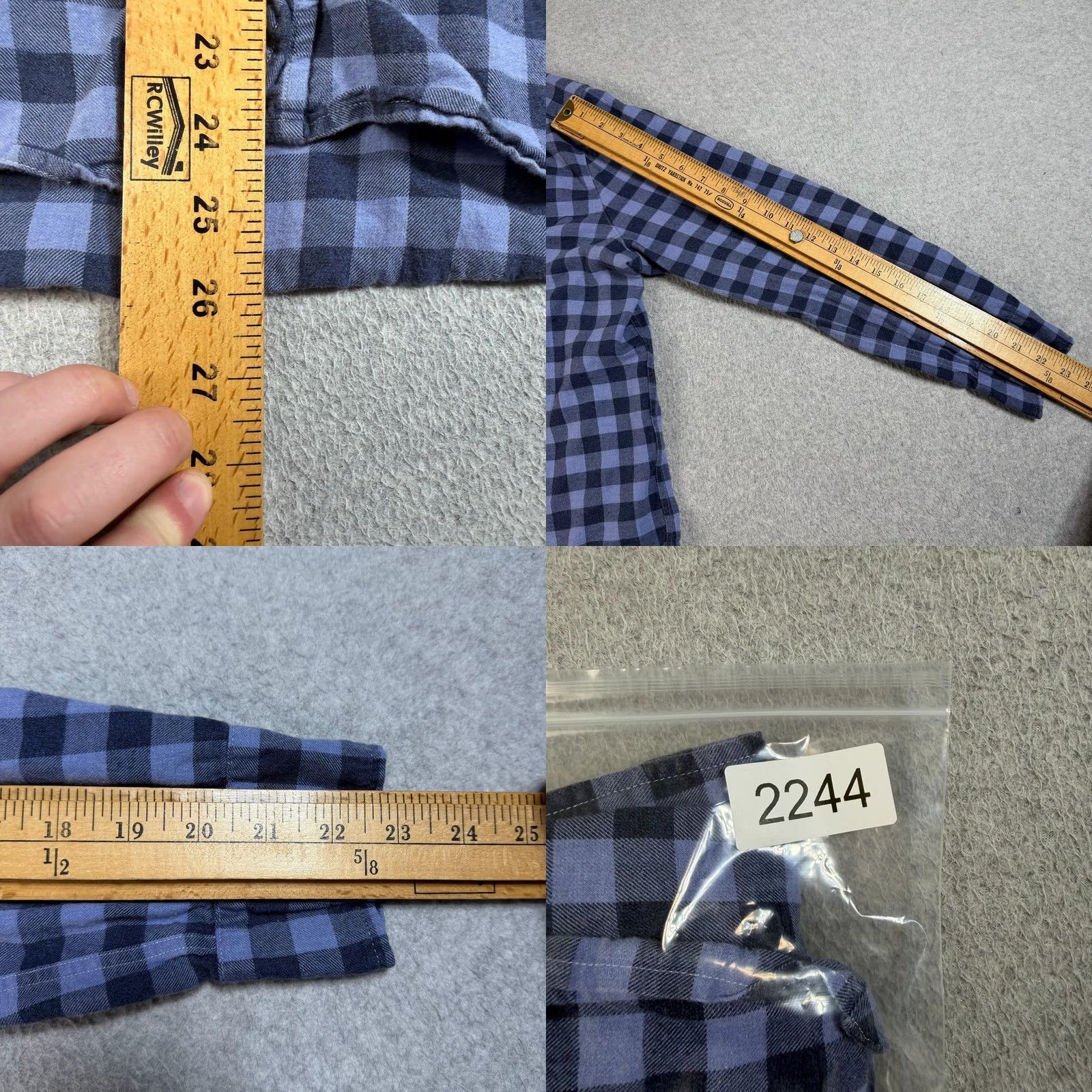 Frank & Eileen Frank & Eileen Shirt Eileen Women Large Blue Check Plaid Button Heritage Made US Size L / US 10 / IT 46 - 8 Thumbnail