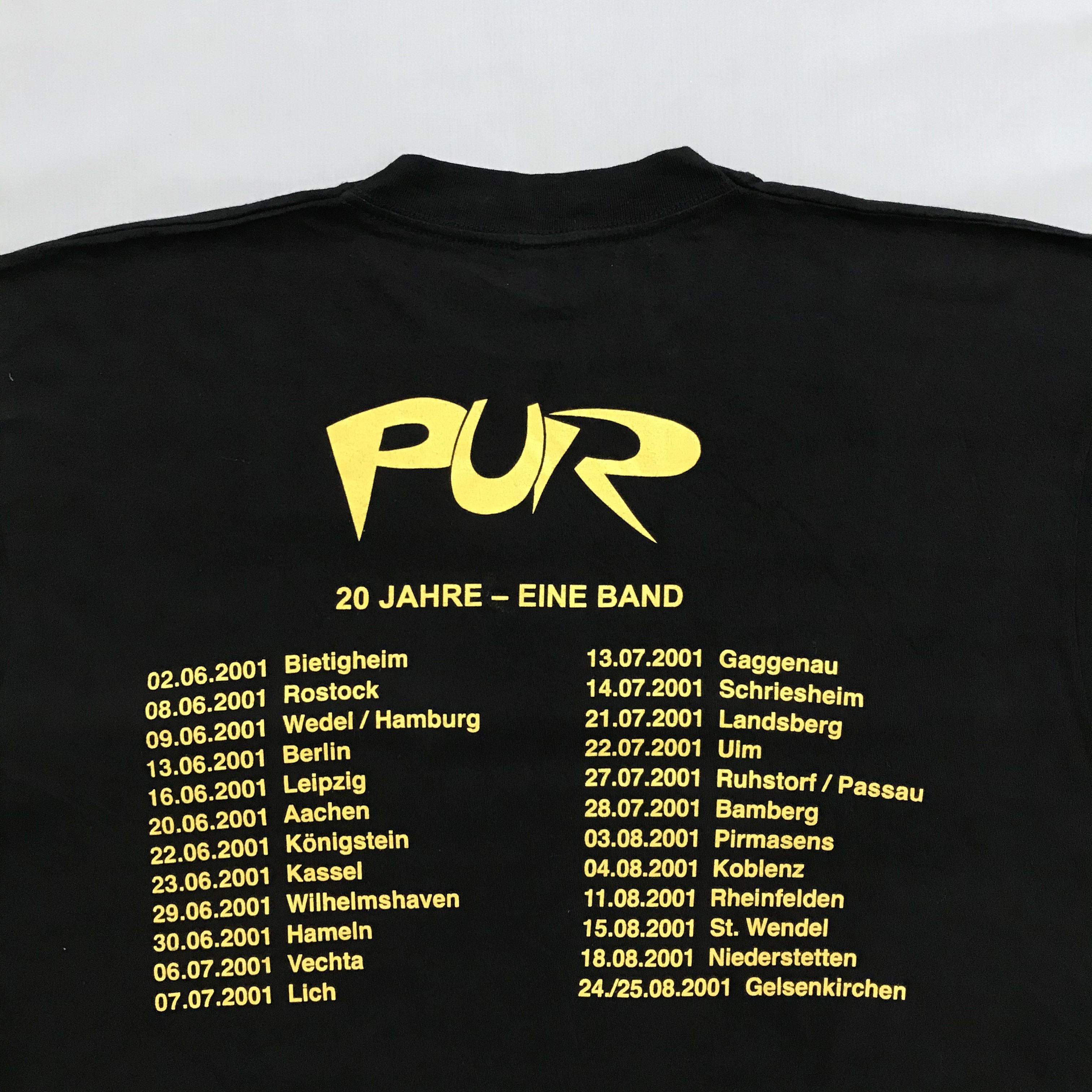 Band Tees PUR 2001 Vintage T-Shirt Pop Rock Band Tee 90s Tour Rare Size US L / EU 52-54 / 3 - 3 Thumbnail