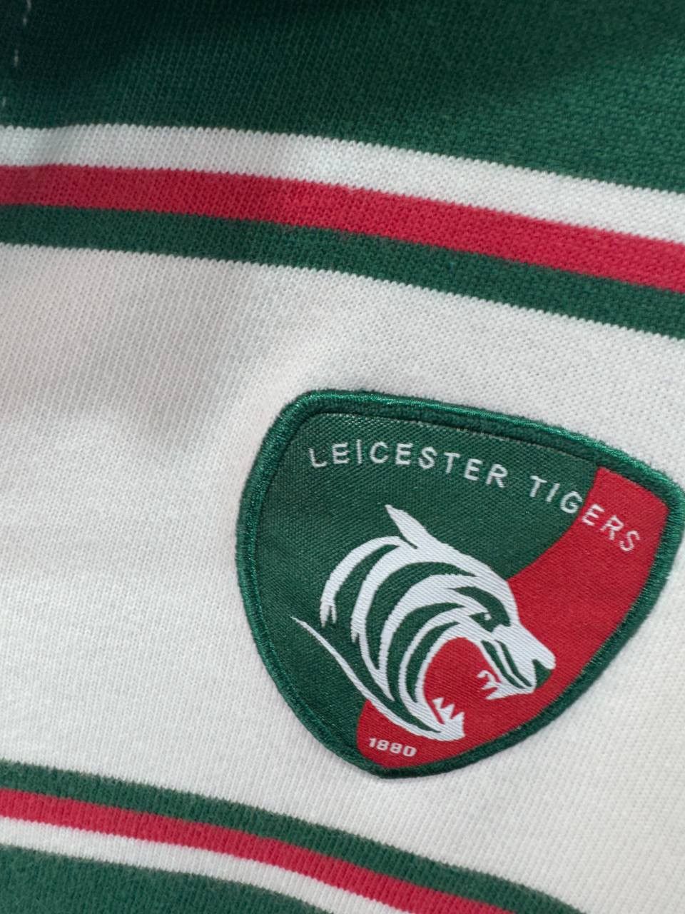 Cotton Traders Leicester Tiger Jersey Rugby Shirt Green White Cotton Trader Size US L / EU 52-54 / 3 - 4 Thumbnail