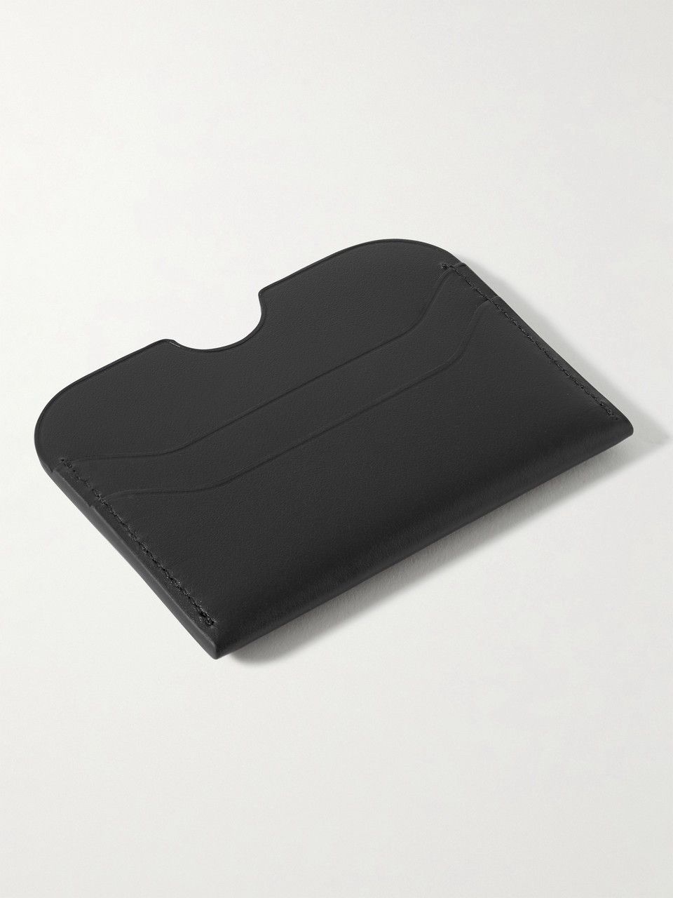 Acne Studios Elmas Logo-Print Leather Cardholder Size ONE SIZE - 2 Thumbnail