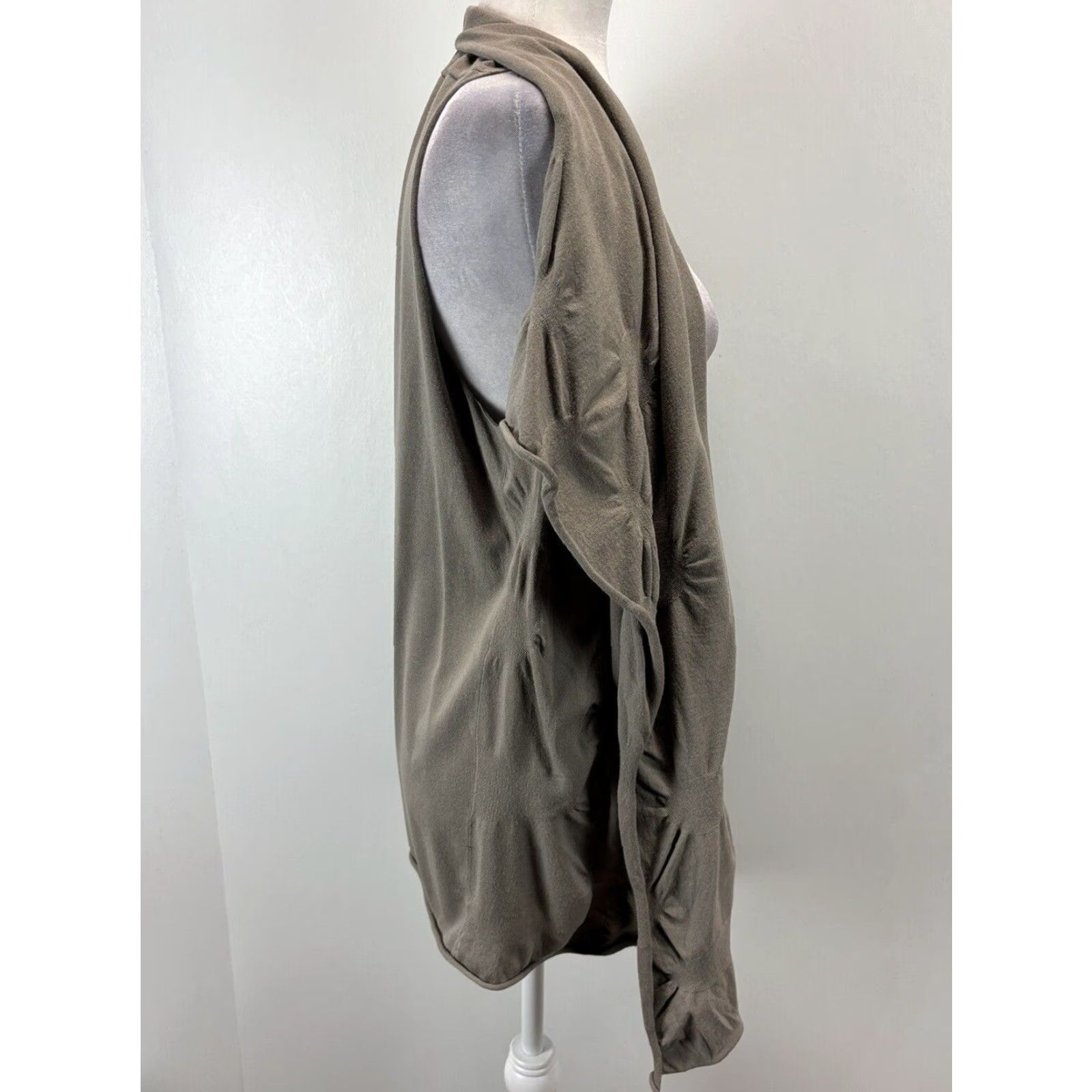 Vintage Lafayette 148 Knit Vest Womens Large Grey Brown Size L / US 10 / IT 46 - 4 Thumbnail
