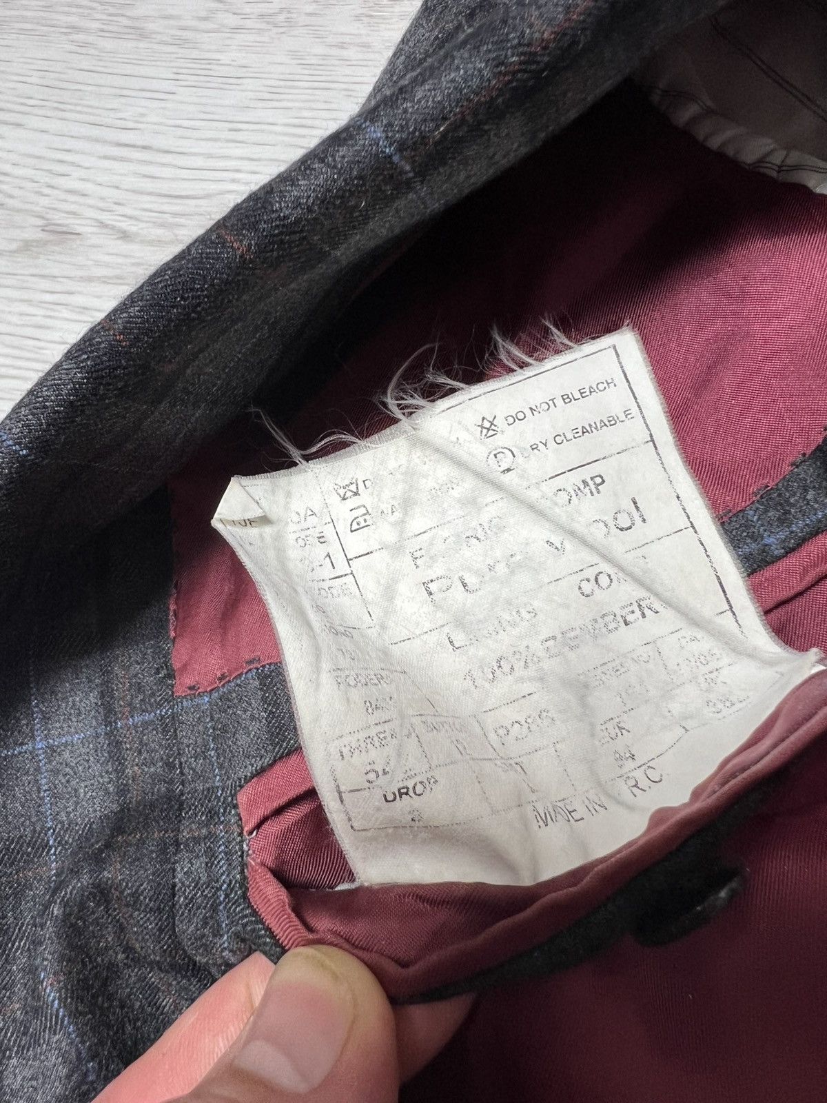 Suitsupply SUITSUPPLY Pure Wool Super 120’S Checked Blazer Jacket Sz 38 Size 38R - 17 Thumbnail