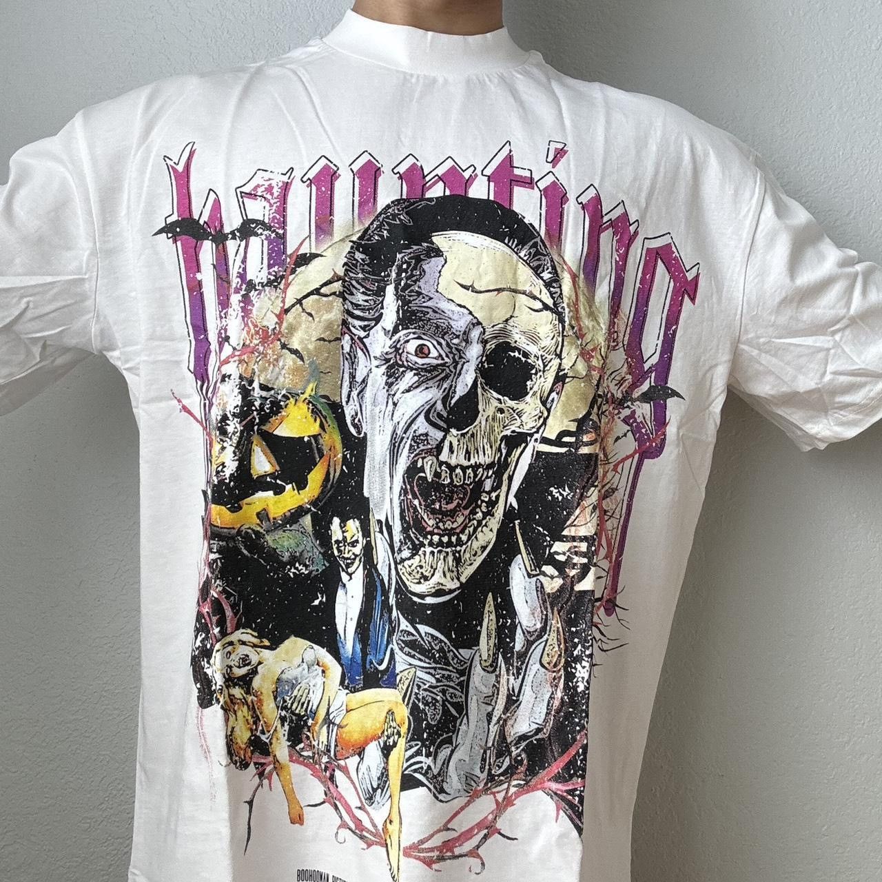 Other Haunting Dracula Exclusive Graphics White Tee Shirt Size US L / EU 52-54 / 3 - 6 Thumbnail