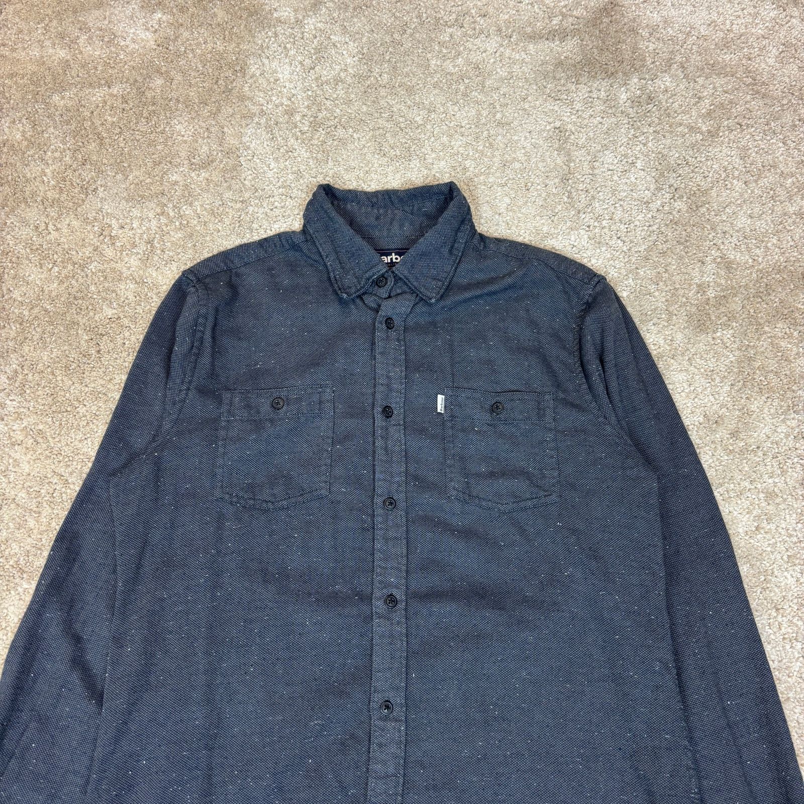 Barbour Barbour Tailored Fit EMS Nep Button Up Speckled Shirt Mens S Size US S / EU 44-46 / 1 - 2 Thumbnail
