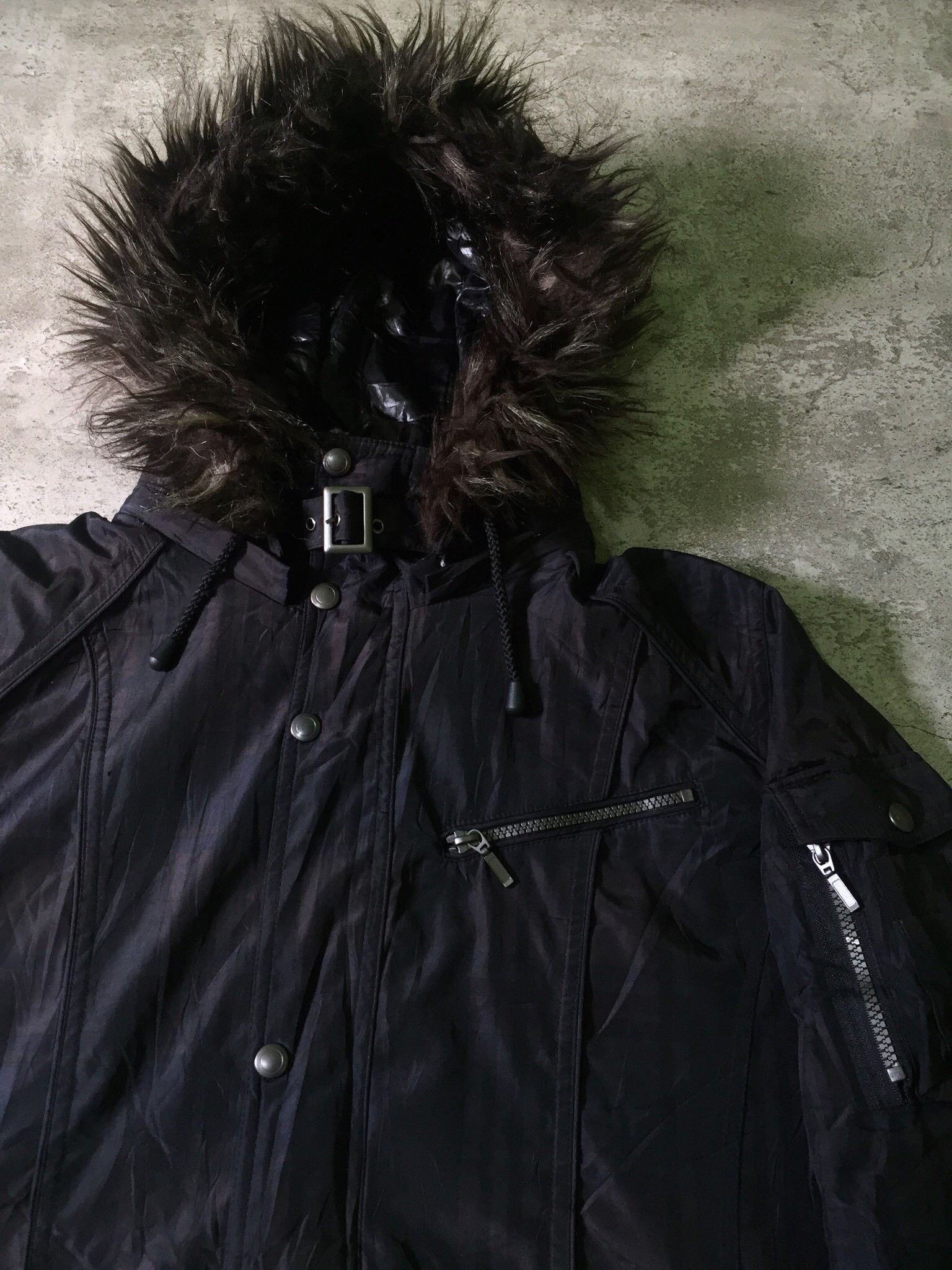 Japanese Brand Louis Chavlon Fur Pattern Replace Hooded Jacket L-XL Size US L / EU 52-54 / 3 - 3 Thumbnail