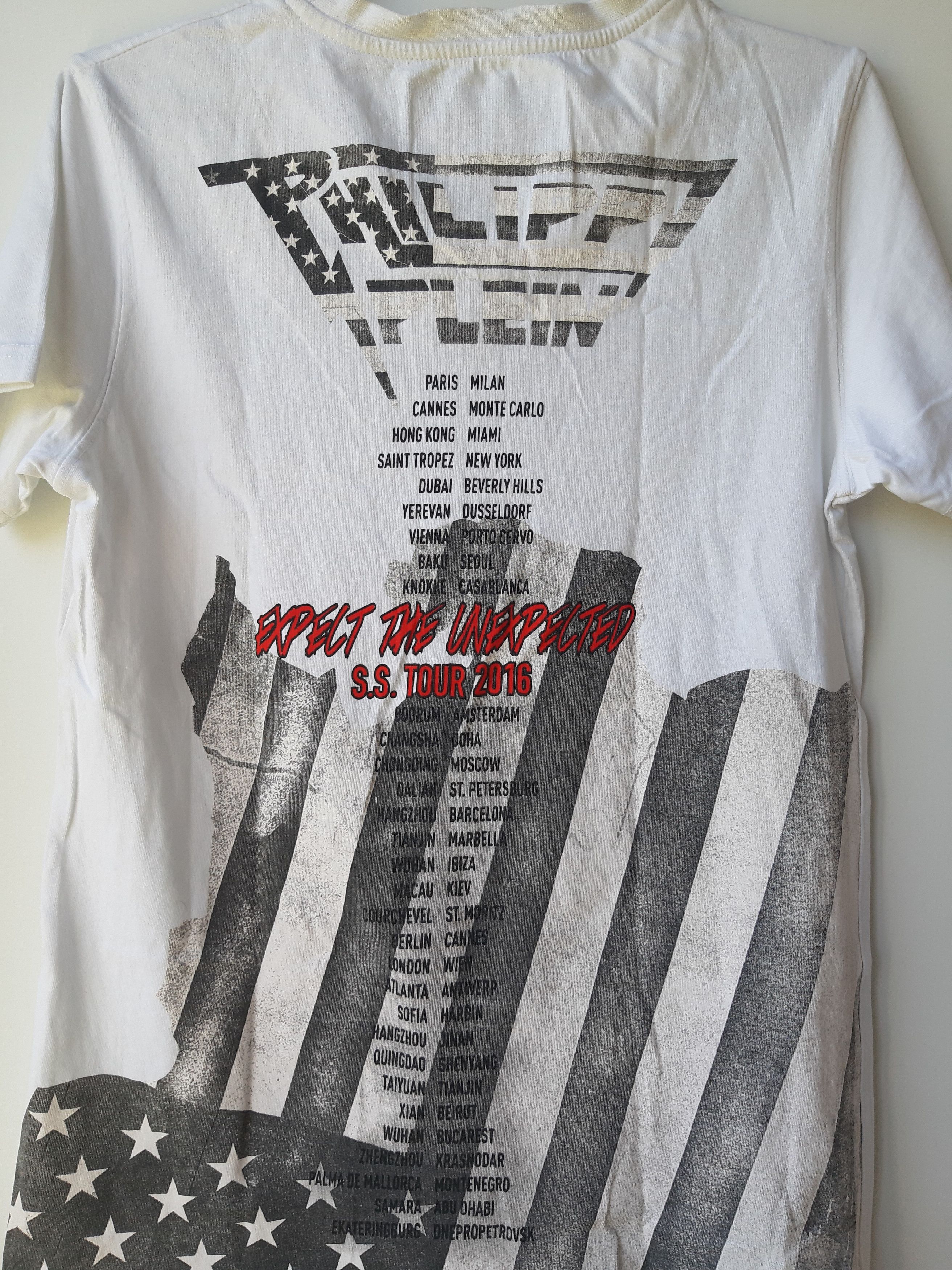 Band Tees × Philipp Plein Philipp Plein Shirt US TOUR 2016 Size US L / EU 52-54 / 3 - 9 Thumbnail