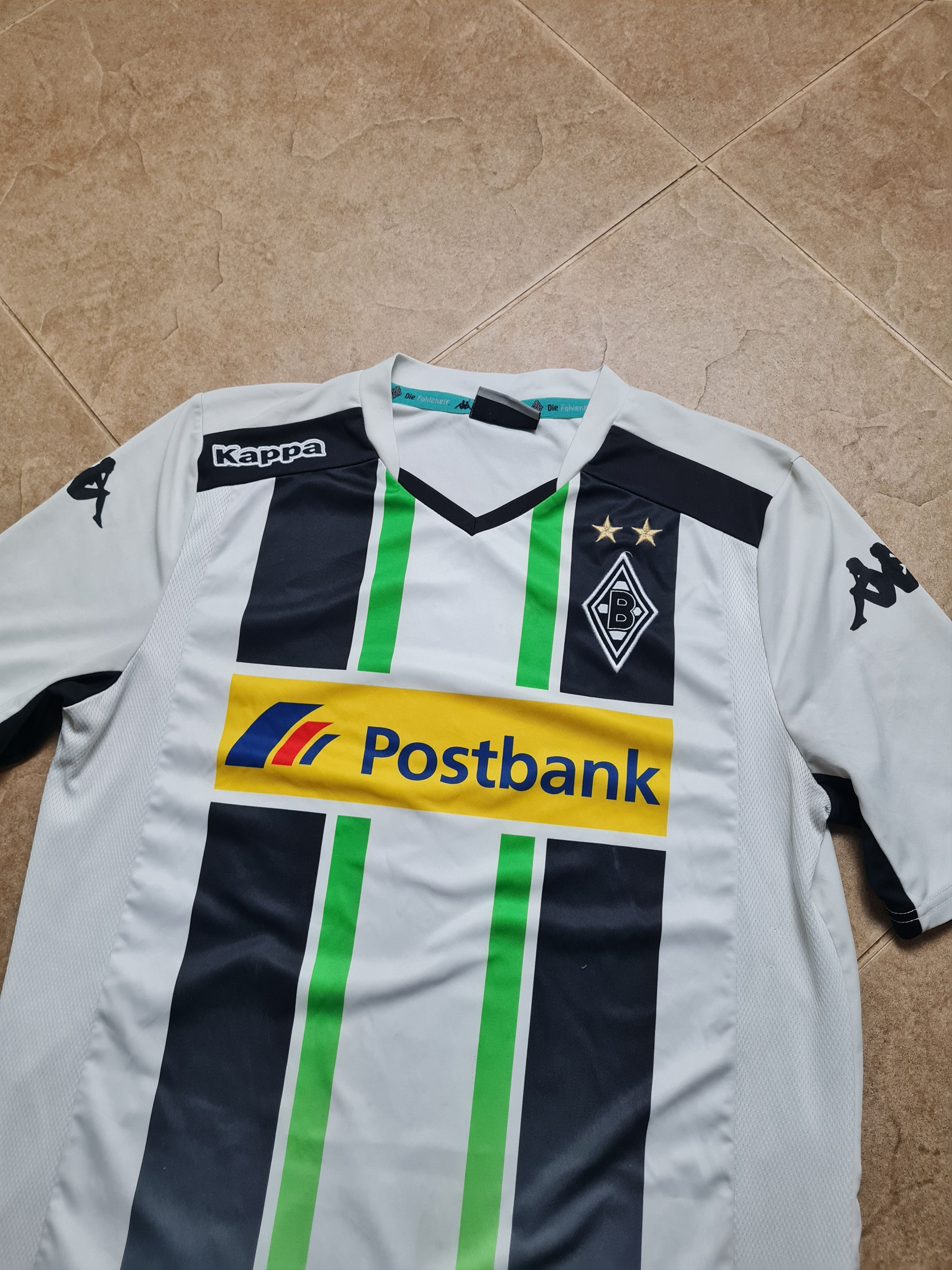 Kappa KAPPA BORUSSIA MONCHENGLADBACH 2015/2016 HOME FOOTBALL SHIRT Size US S / EU 44-46 / 1 - 2 Thumbnail