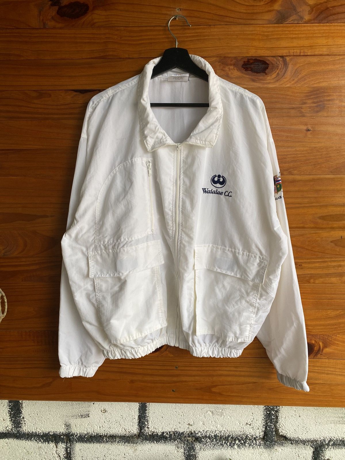 Vintage Vintage 80s Waialae Country Club Hawaiian Open Golf Jacket Size US XL / EU 56 / 4 - 3 Thumbnail
