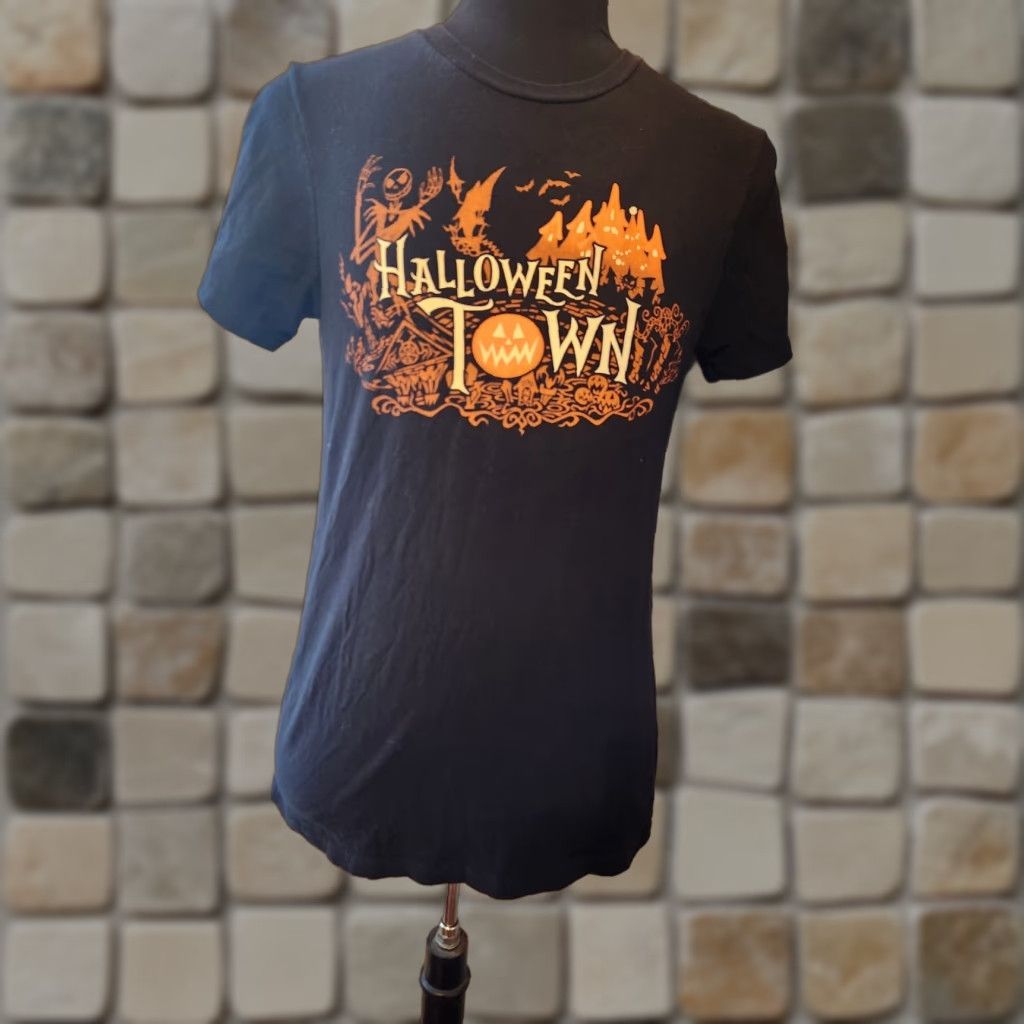 Disney Disney Tim Burton's The Nightmare Before Christmas Halloween Black T-Shirt Sz S Mens Crew Neck Short Sleeve Cotton Size US S / EU 44-46 / 1 - 1 Thumbnail
