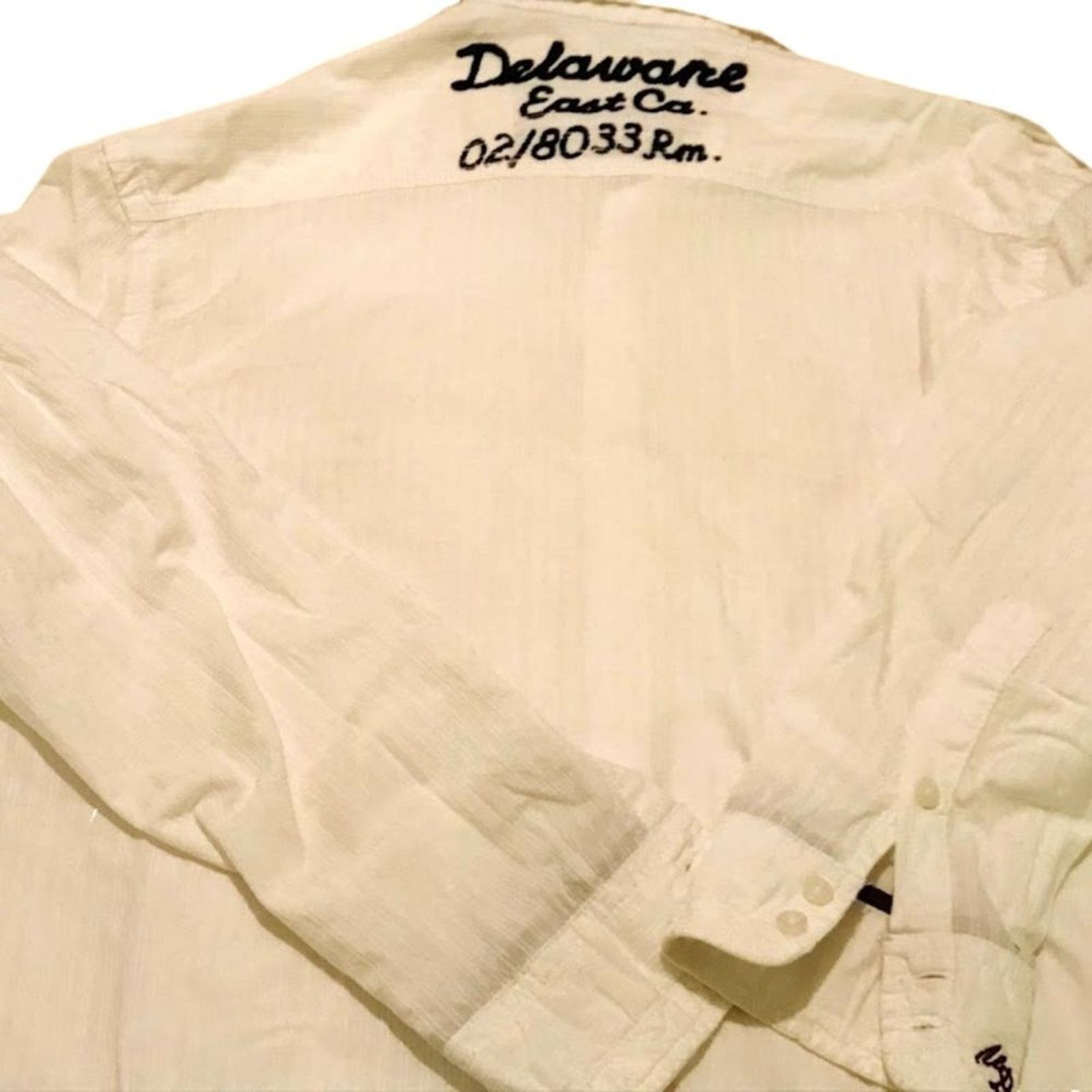Angelo Litrico Vintage Angelo Litrico Men`s Shirt White Long 33/34 Eu Us L Size US L / EU 52-54 / 3 - 3 Thumbnail