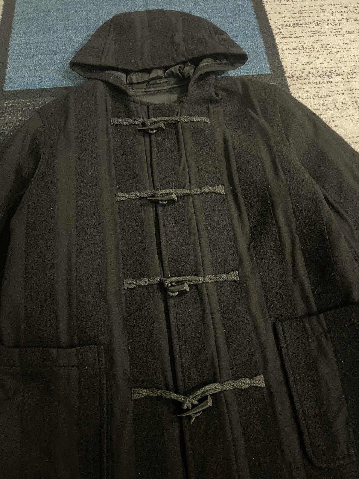 Yohji Yamamoto Vintage A.A.R Yohji Yamamoto Durban Hoodie Duffle Jacket Size US XL / EU 56 / 4 - 9 Thumbnail