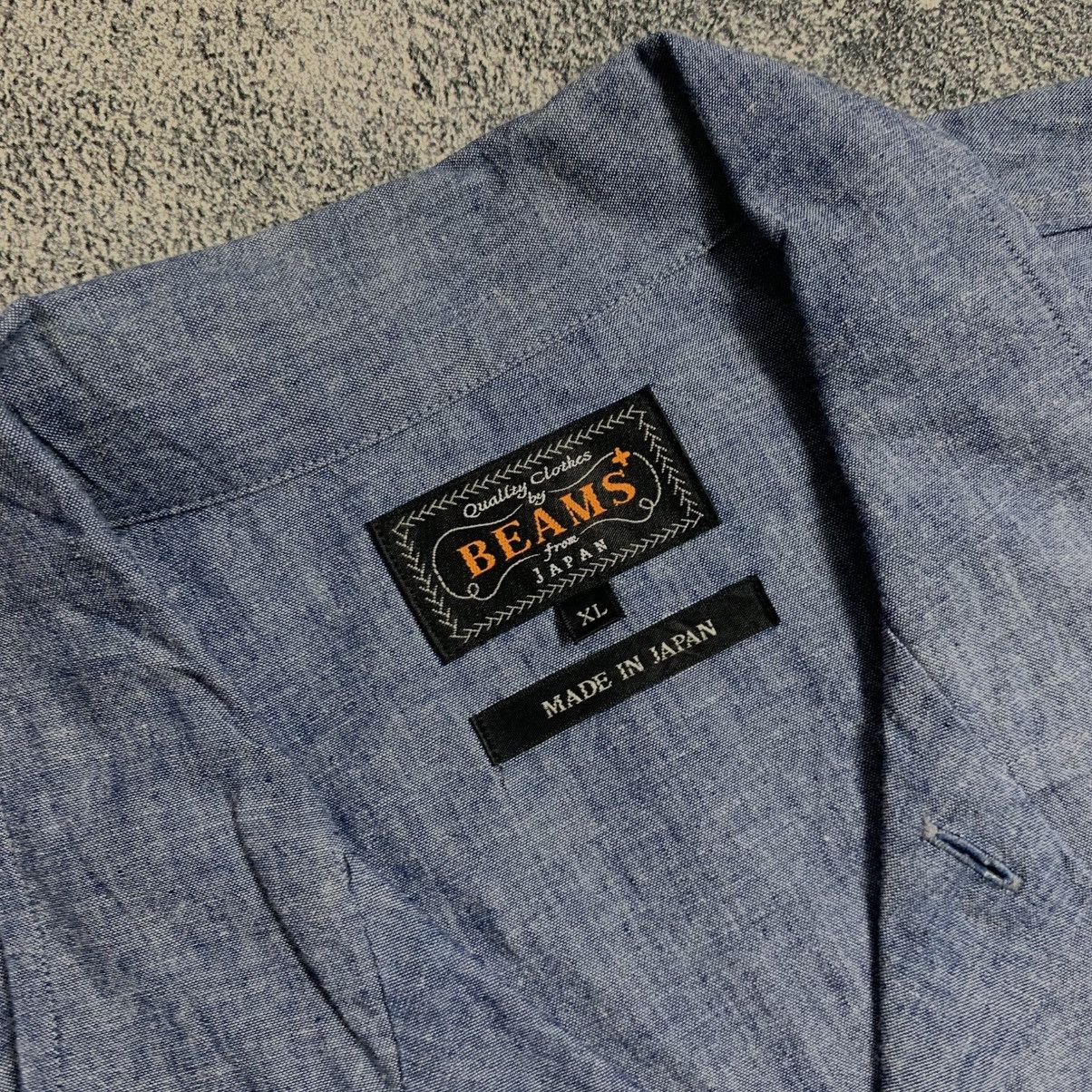 Beams Japan Beams Self edge Button Up shirts Size US XL / EU 56 / 4 - 3 Thumbnail