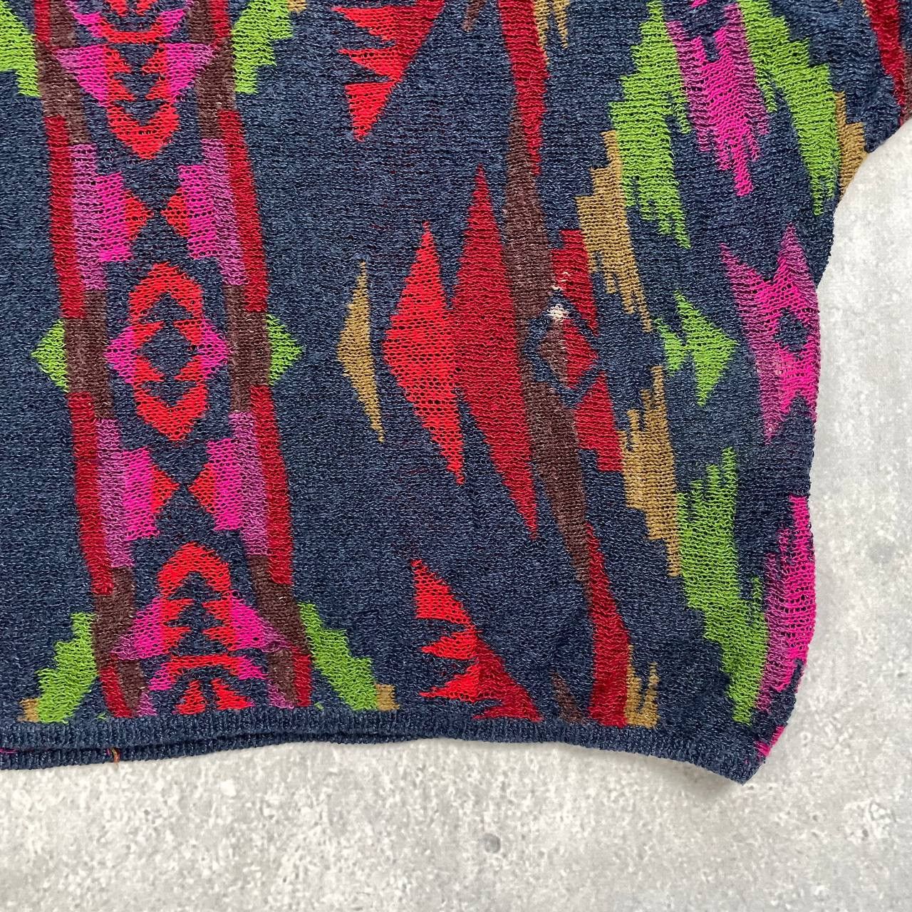 Denim & Supply Ralph Lauren Denim & Supply Ralph Lauren Aztec Pattern SS Sweater Women’s Size XS / US 0-2 / IT 36-38 - 14 Thumbnail