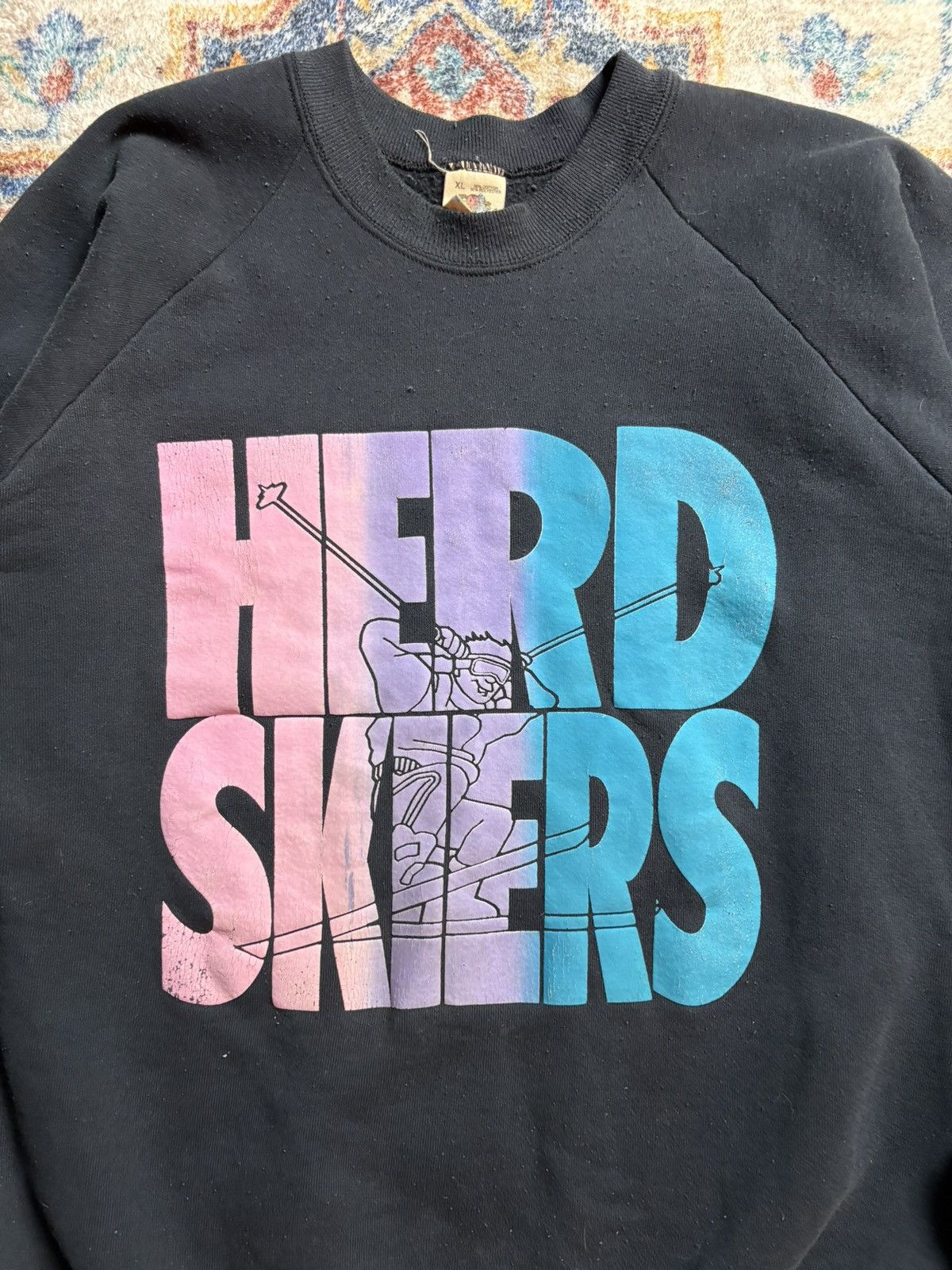 Vintage Vintage Herd Skiers Crewneck Size XL Size US XL / EU 56 / 4 - 4 Thumbnail