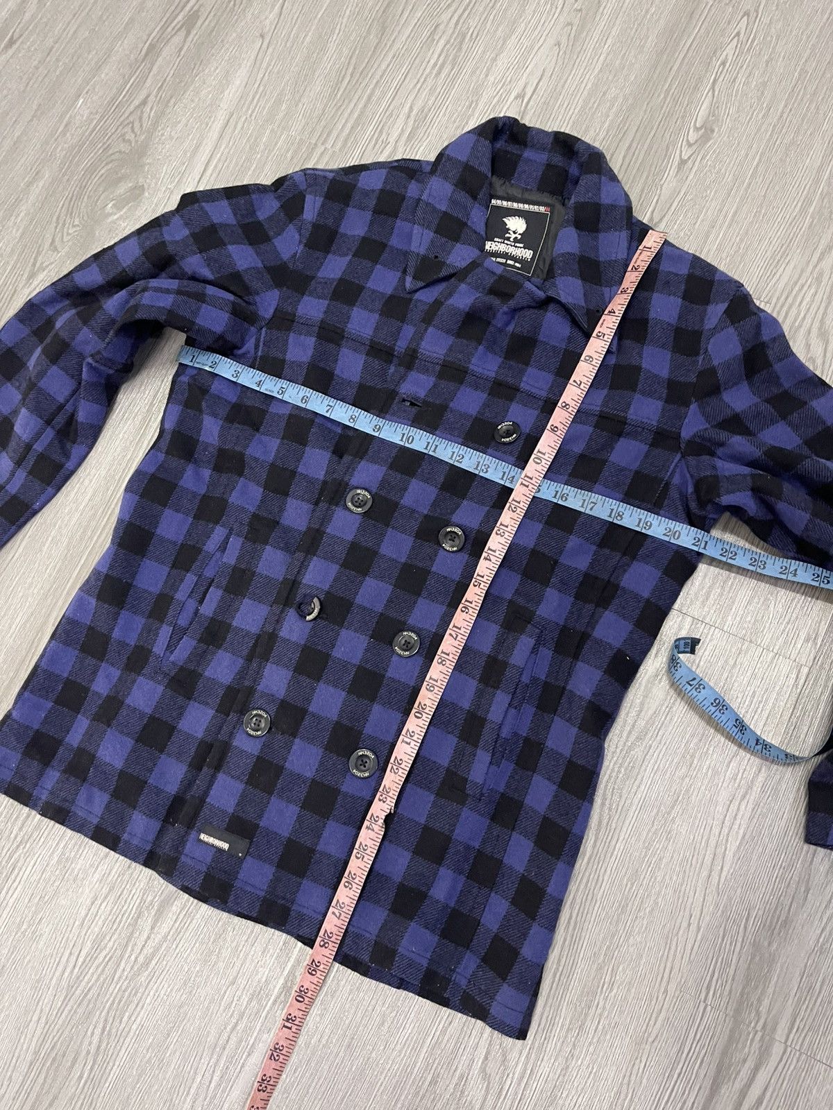 Neighborhood 2004 Neighborhood Enemy Plaid Double Breasted Jacket Size US S / EU 44-46 / 1 - 17 Thumbnail