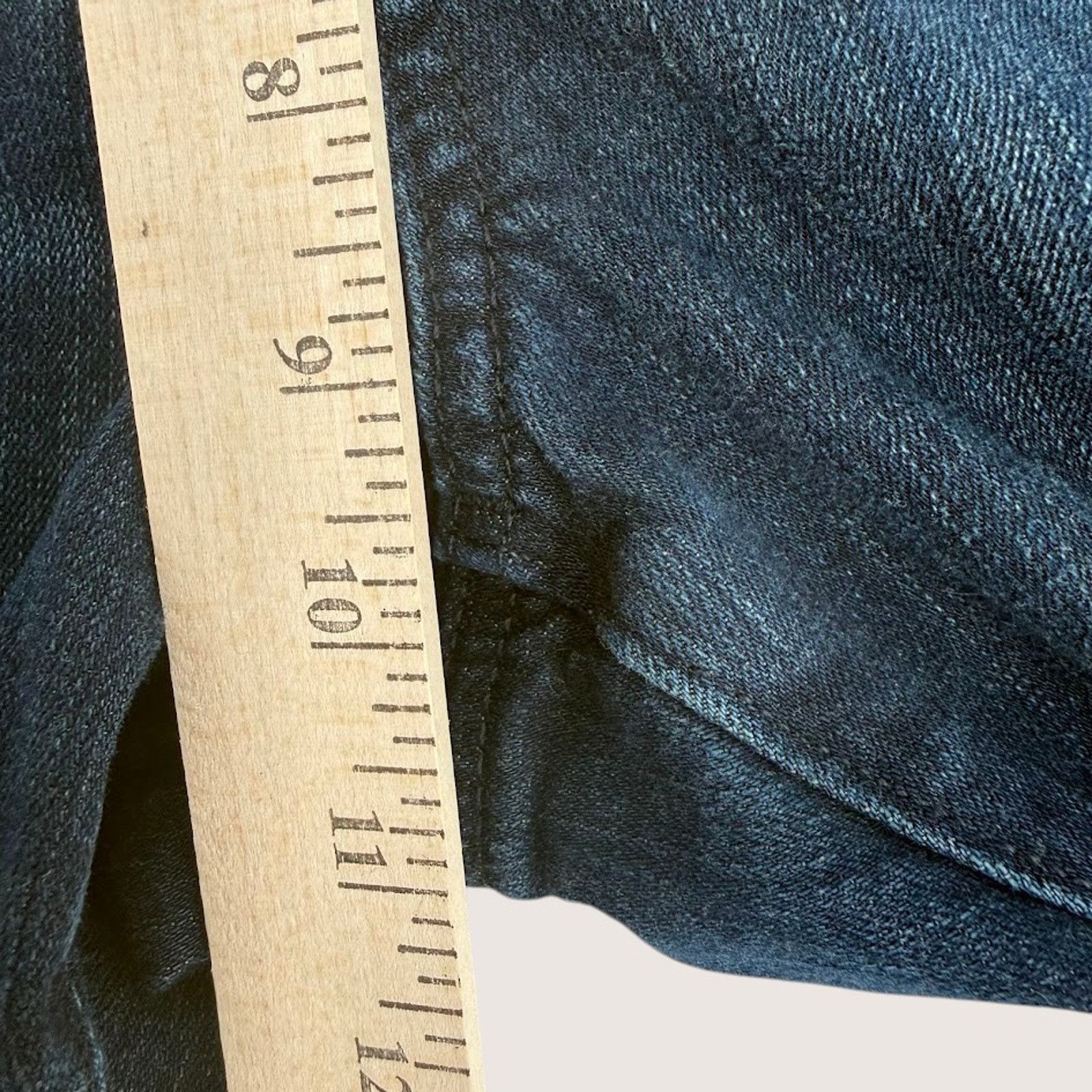 Spanx Spanx Slim-X Straight Denim 31 Dark Wash Size 31" - 9 Thumbnail