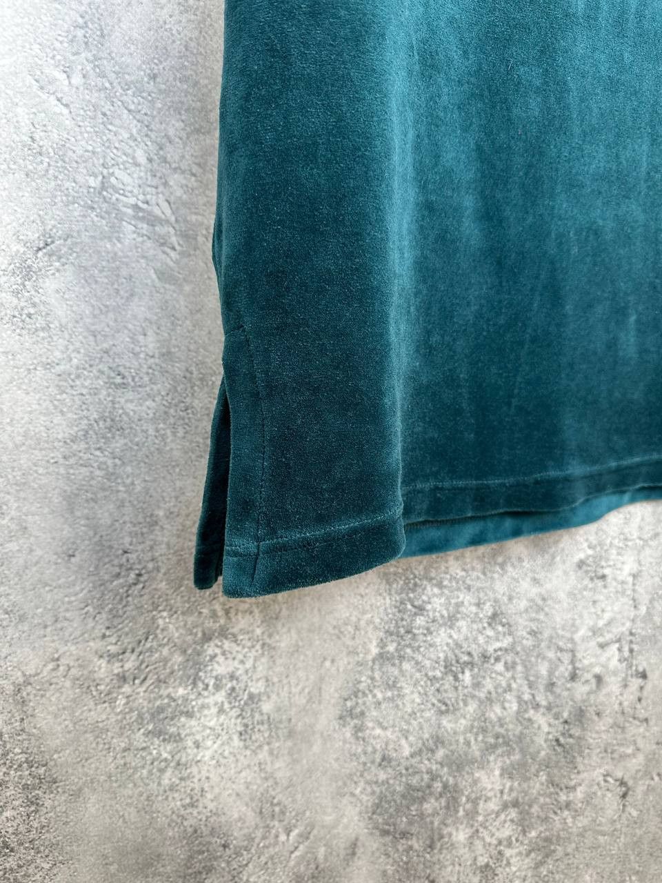 Gudrun Sjoden Gudrun Sjoden Velour Midi Skirt Green/Blue Women’s Size S Size 27" / US 4 / IT 40 - 6 Thumbnail
