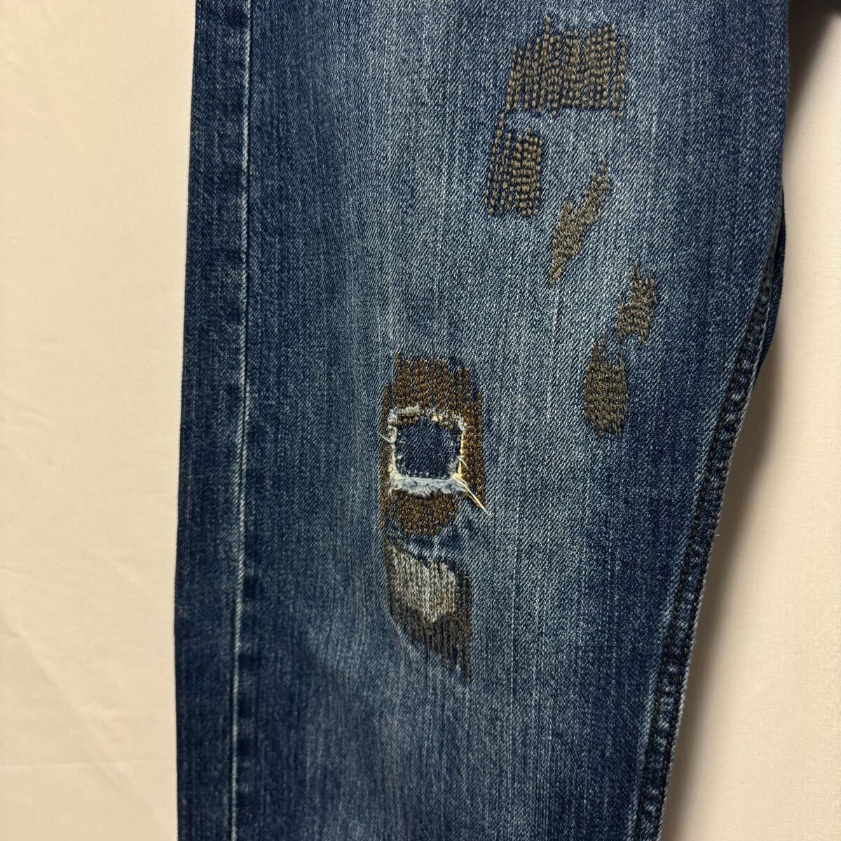 291295=Homme 291295=Homme Patch Denim Size US 28 / EU 44 - 4 Thumbnail