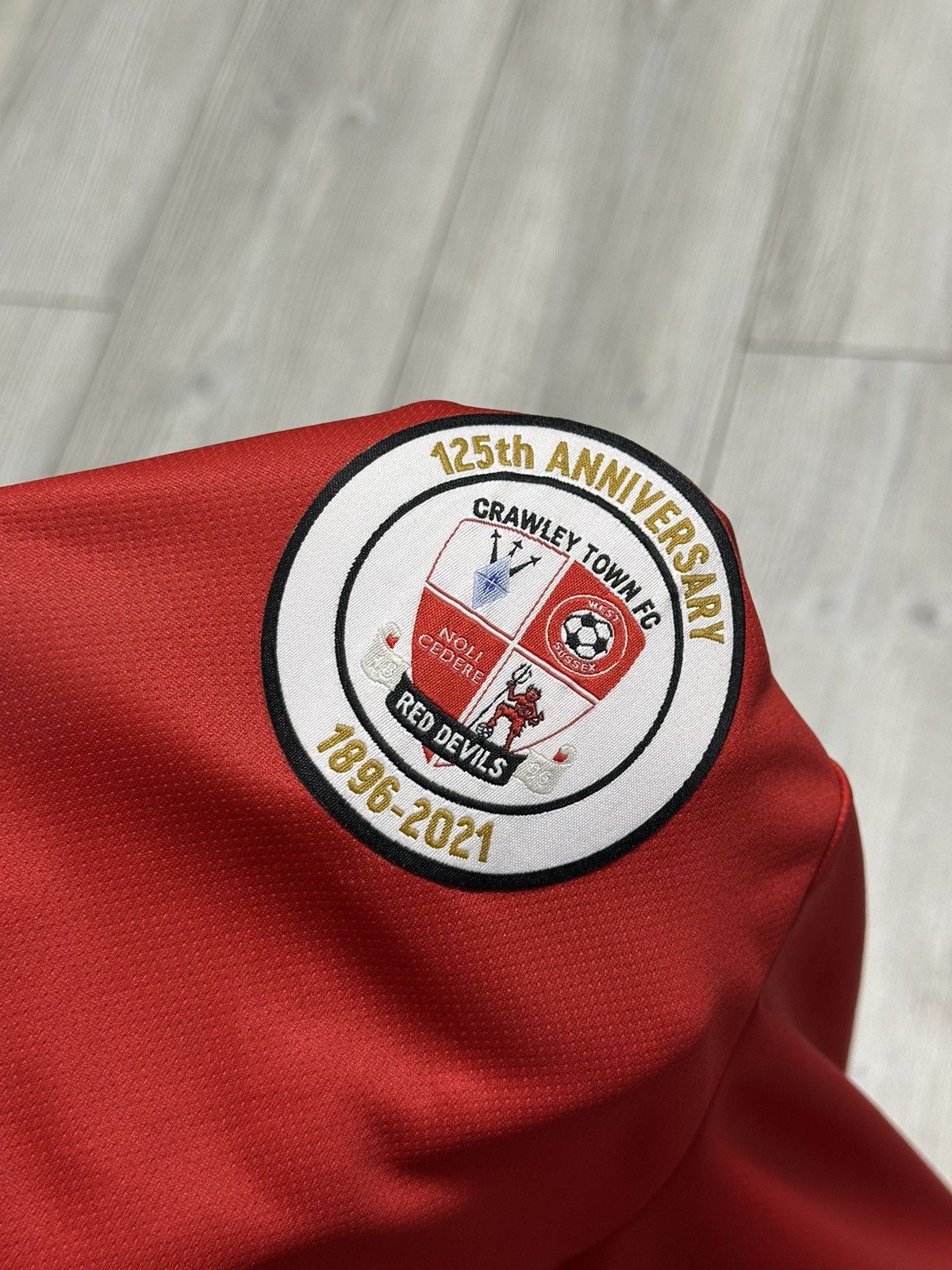 Errea Errea Crawley Town FC Red Devil Soccer Jersey size XXL Size US XXL / EU 58 / 5 - 4 Thumbnail