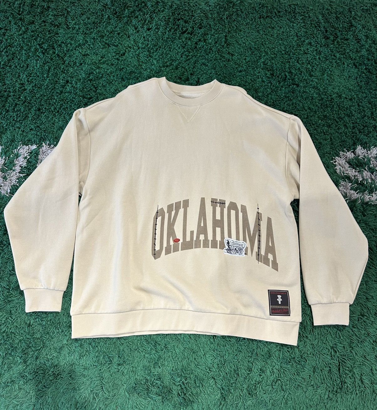 Mitchell & Ness × NCAA × Travis Scott Travis Scott x Mitchell & Ness Oklahoma Sooners Sweatshirt Size US XXL / EU 58 / 5 - 1 Thumbnail