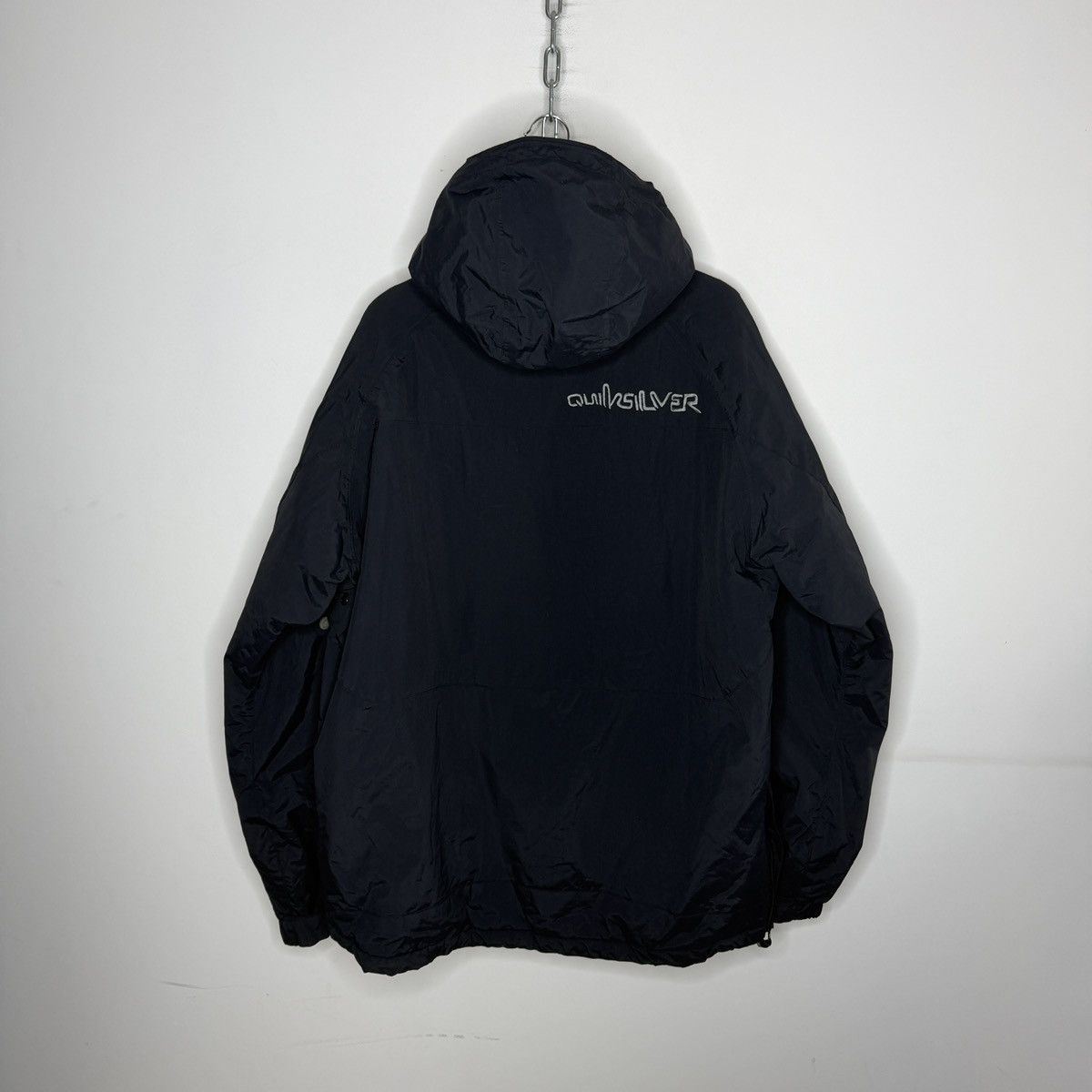 Quiksilver Vintage Quiksilver Compass Anorak Jacket Black Nylon Y2K Size US XL / EU 56 / 4 - 11 Thumbnail