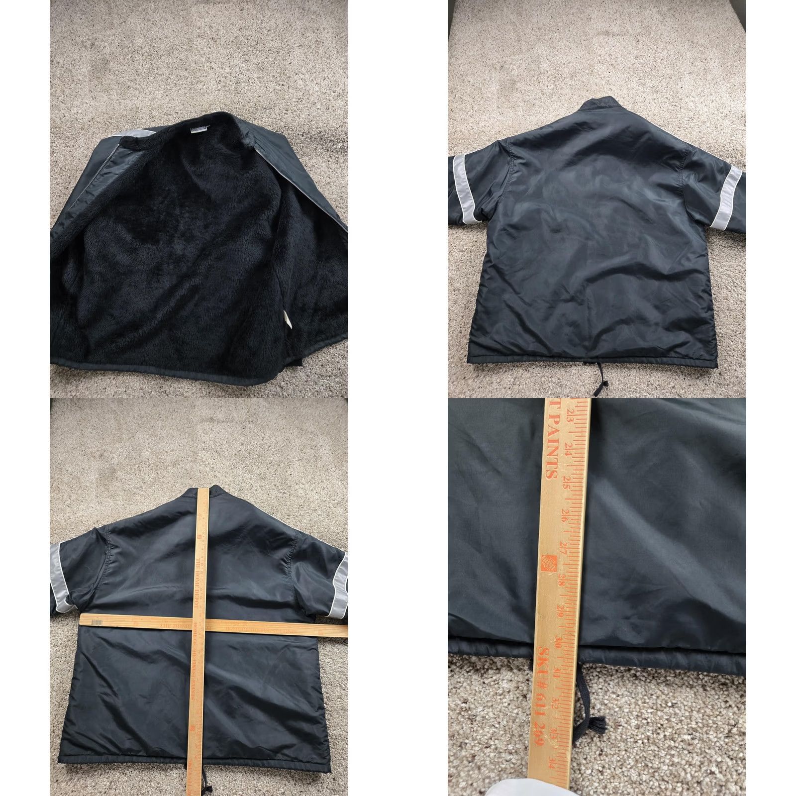 Billabong VINTAGE Billabong Jacket Mens XL Black Reflective Zip Lined Nylon 90s Size US XL / EU 56 / 4 - 8 Thumbnail