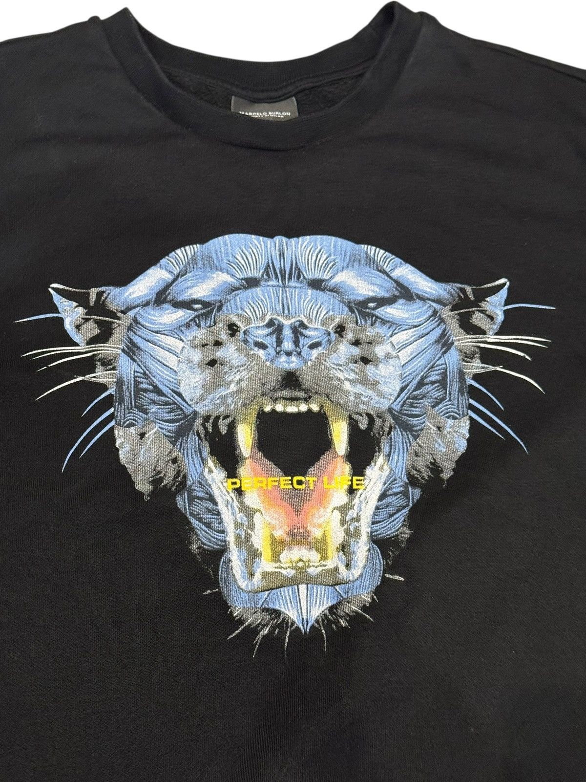 Marcelo Burlon Marcelo Burlon Panguin Tiger Pullover Sweatshirt Medium Size US S / EU 44-46 / 1 - 4 Thumbnail