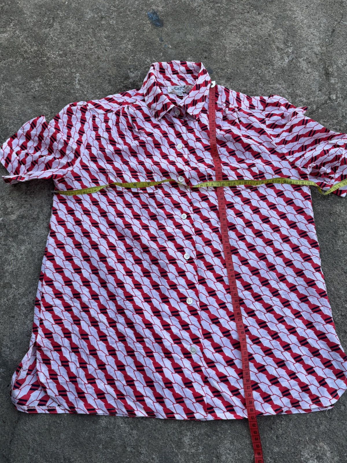 Hermes Hermes Paris Patterned Button Down Size M / US 6-8 / IT 42-44 - 7 Thumbnail