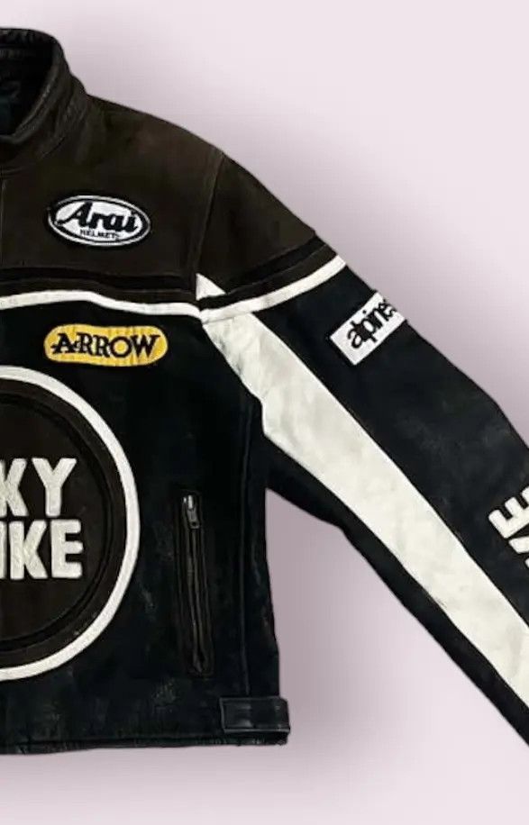 Other Vintage Lucky Strike Racing Leather Jacket Size US M / EU 48-50 / 2 - 3 Thumbnail