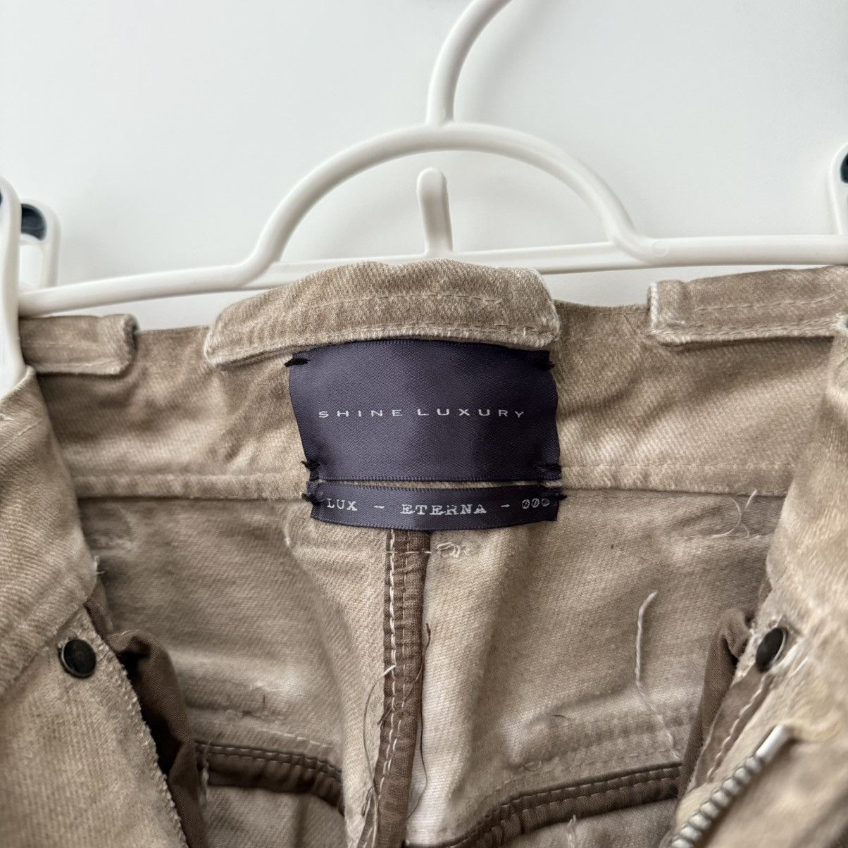 SHINE LUXURY OG Sample 1/1 – “Subhumane” Flared Kombat Cargo Pants Size US 32 / EU 48 - 15 Thumbnail