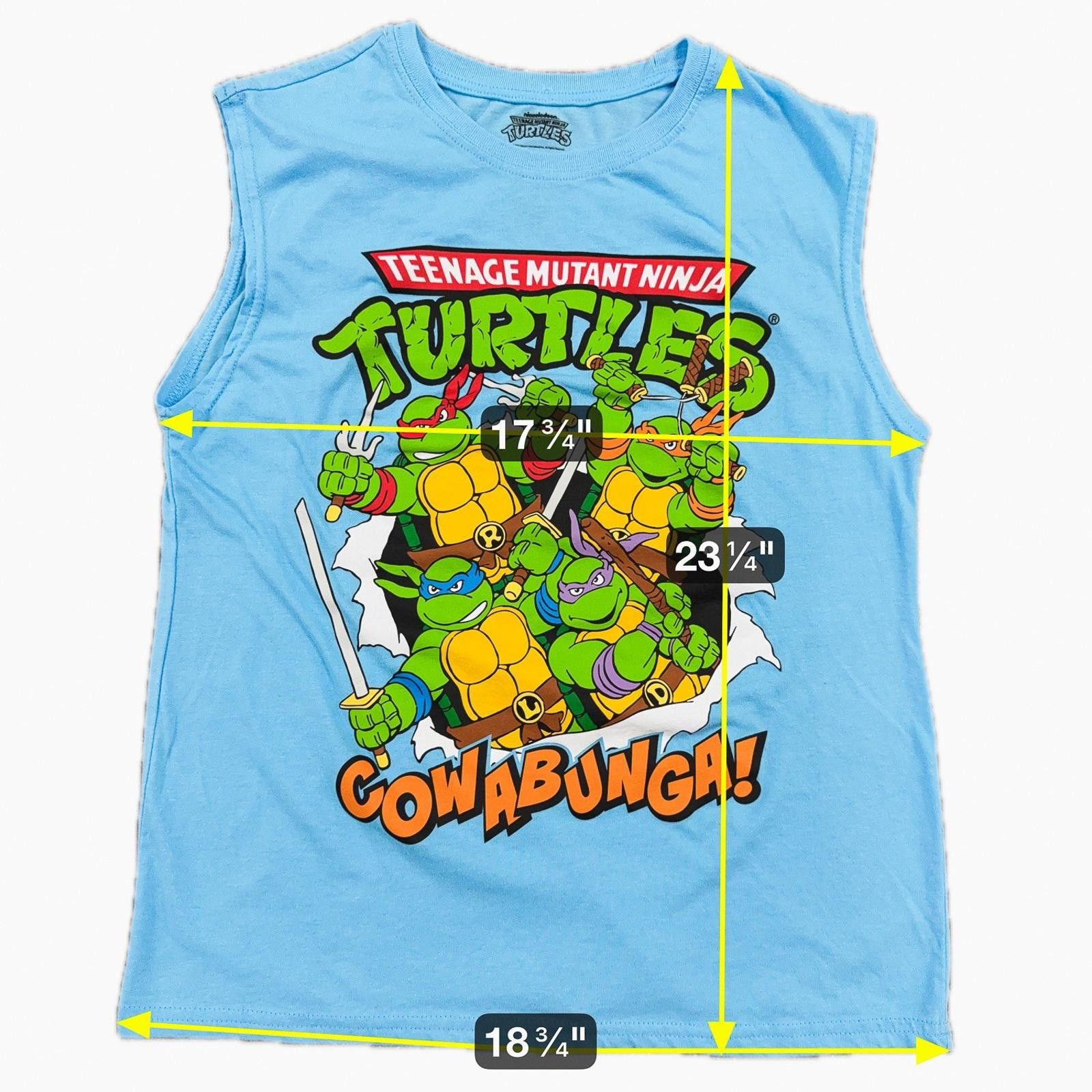 Nickelodeon Teenage Mutant Ninja Turtles Shirt Youth 14/16 Tank Top TMNT Size US XXS / EU 40 - 7 Thumbnail