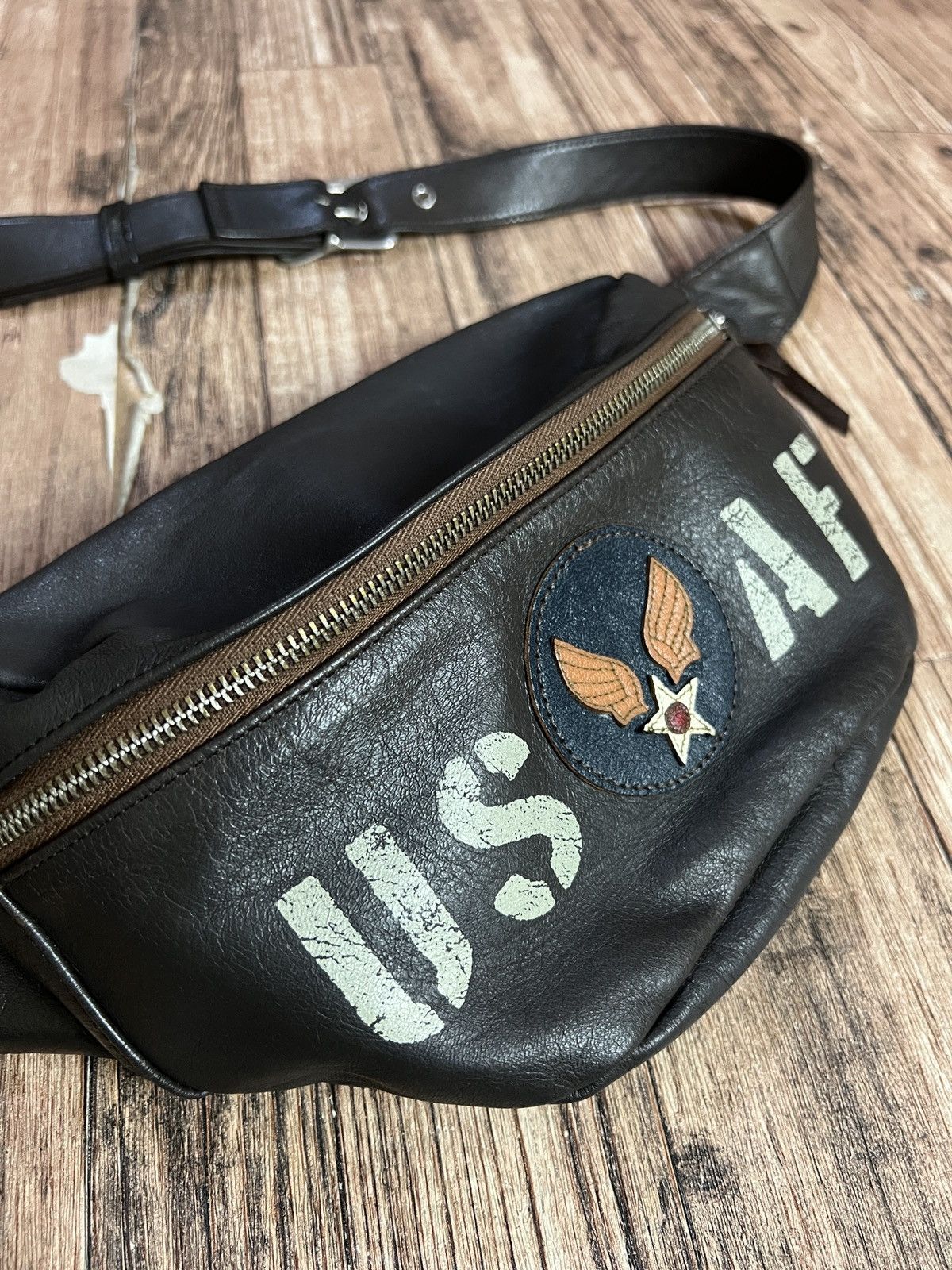 TOYS McCOY × The Real McCoy's Toys Mccoy Shinki Horsehide Leather Waist Bag Size ONE SIZE - 3 Thumbnail