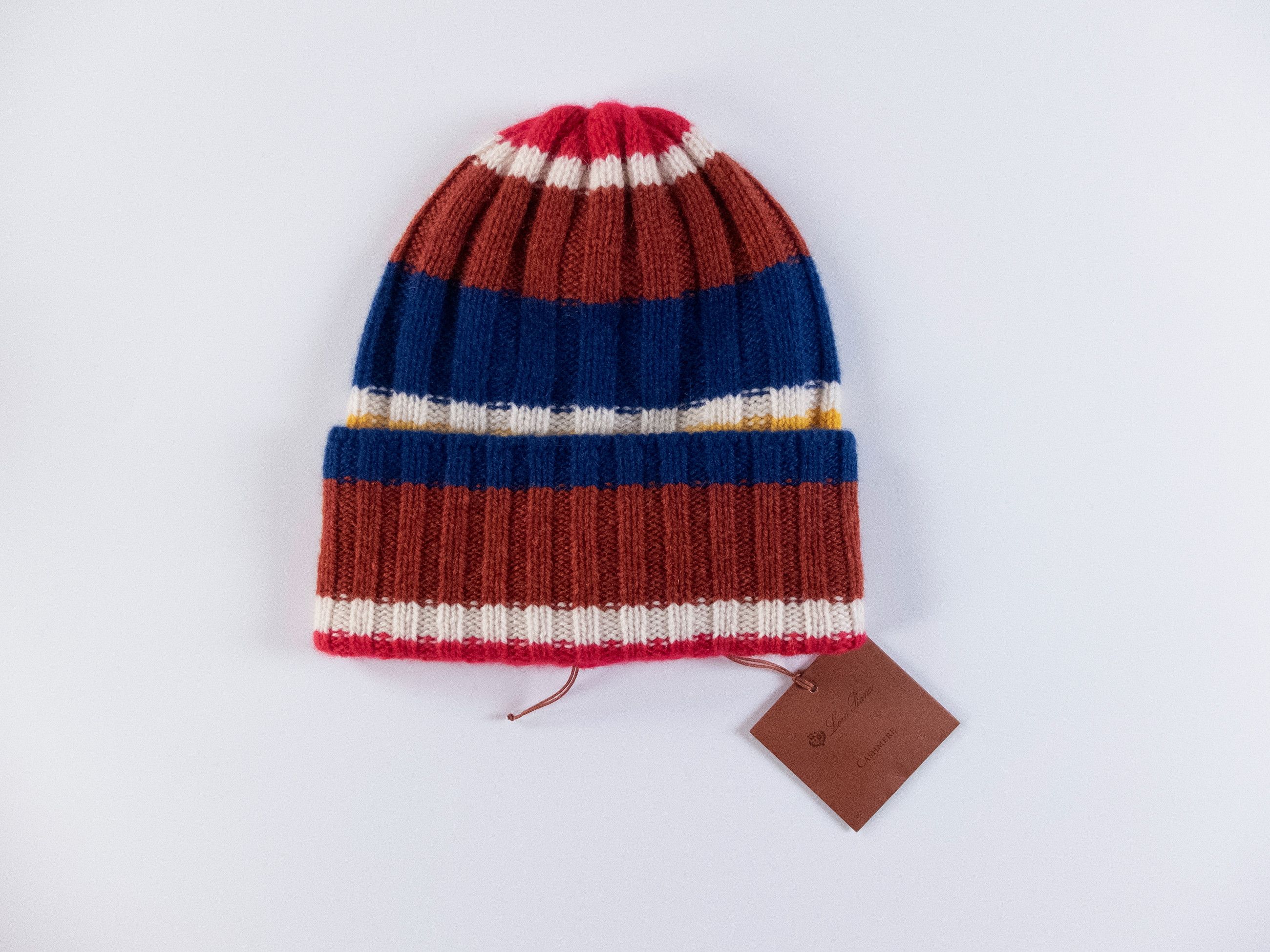 Loro Piana LORO PIANA Deer Valley striped cashmere beanie hat Size ONE SIZE - 1 Thumbnail