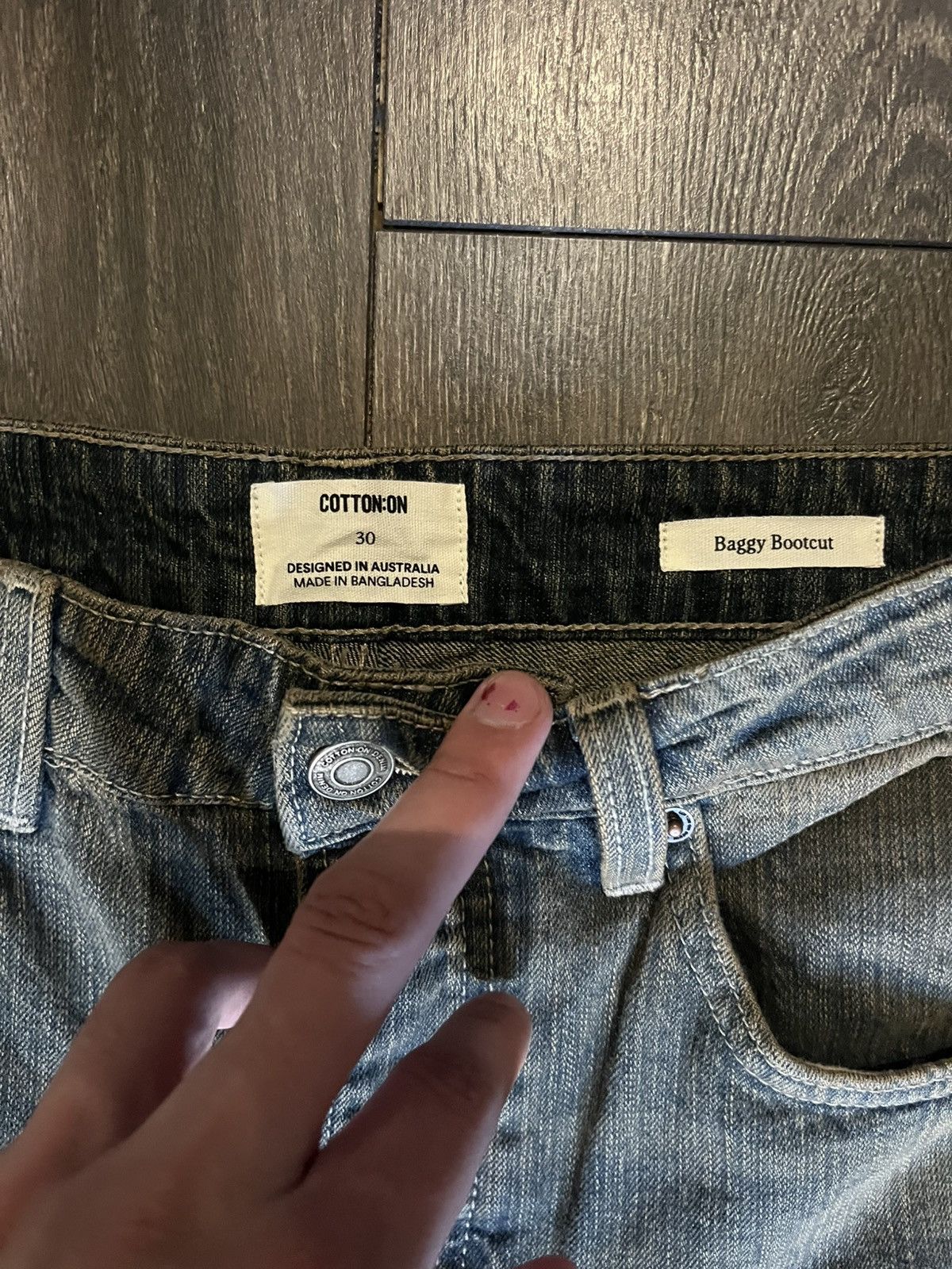 Cotton On Cotton On Baggy bootcut Jeans Size US 30 / EU 46 - 3 Thumbnail