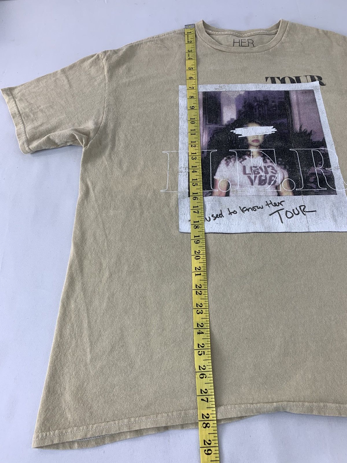 Band Tees HER Used To Know Her US Tour Graphic Screen Printed Tee Size US XL / EU 56 / 4 - 7 Thumbnail