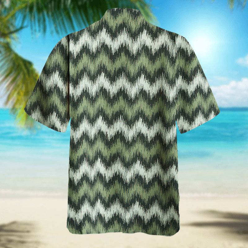The Unbranded Brand × Vintage Zigzag Viscose Bowling Shirt | Graphic Shirt Size US S / EU 44-46 / 1 - 4 Thumbnail