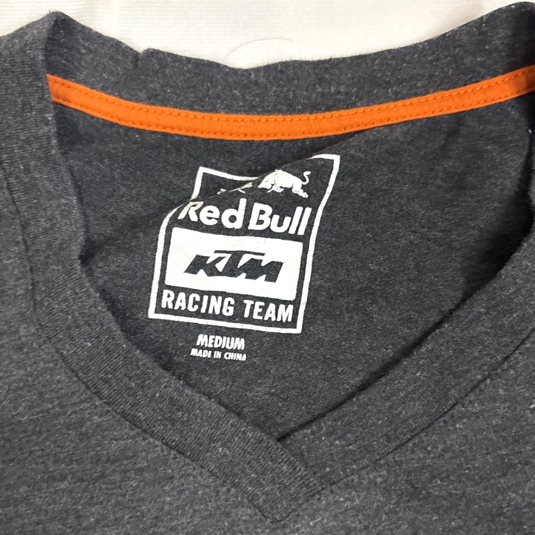 Vintage Red Bull KTM Racing T Shirt Women’s Medium Blue V Neck Size M / US 6-8 / IT 42-44 - 4 Thumbnail