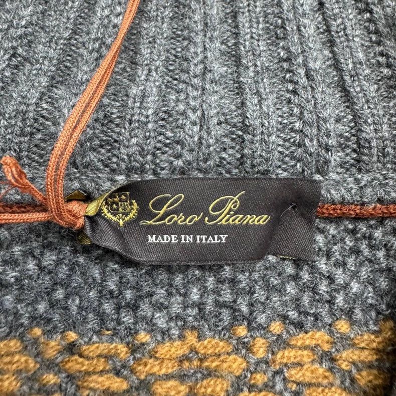 Loro Piana LORO PIANA Half zip knit sweater Size XL / US 12-14 / IT 48-50 - 4 Thumbnail