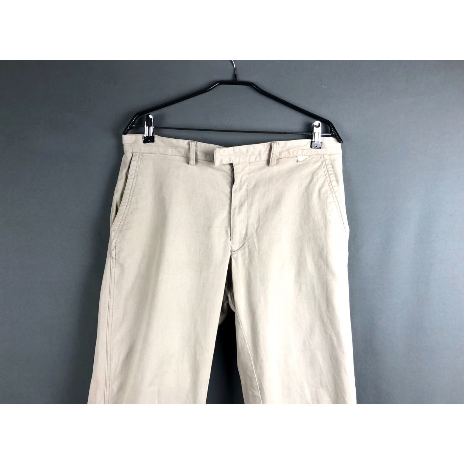 Versace Versace Sport Pants Khaki Cotton Blend Men Size 54 Chino Pocket Tapered Regular Front Flat Front Vintage No Size US 38 / EU 54 - 4 Thumbnail