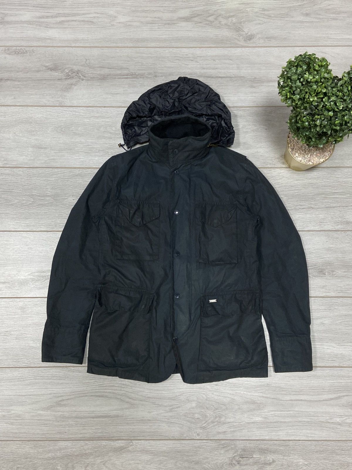 Barbour Vintage Barbour waxed Tailored Sapper jacket Size US S / EU 44-46 / 1 - 3 Thumbnail