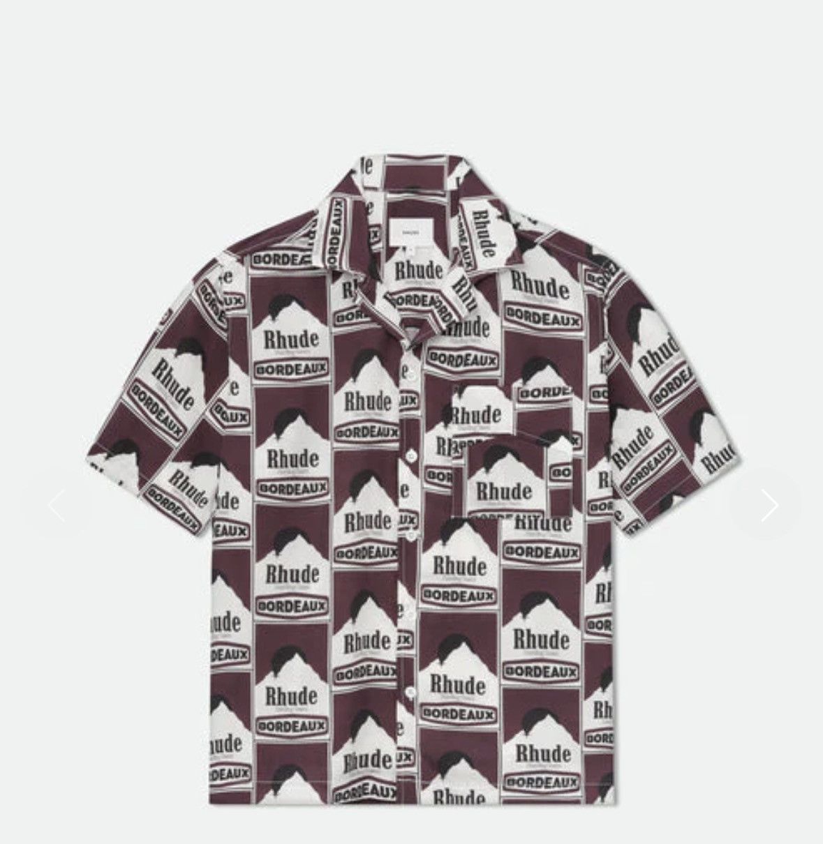 Rhude Rhude Moonlight Bordeaux silk shirt Size US M / EU 48-50 / 2 - 1 Preview