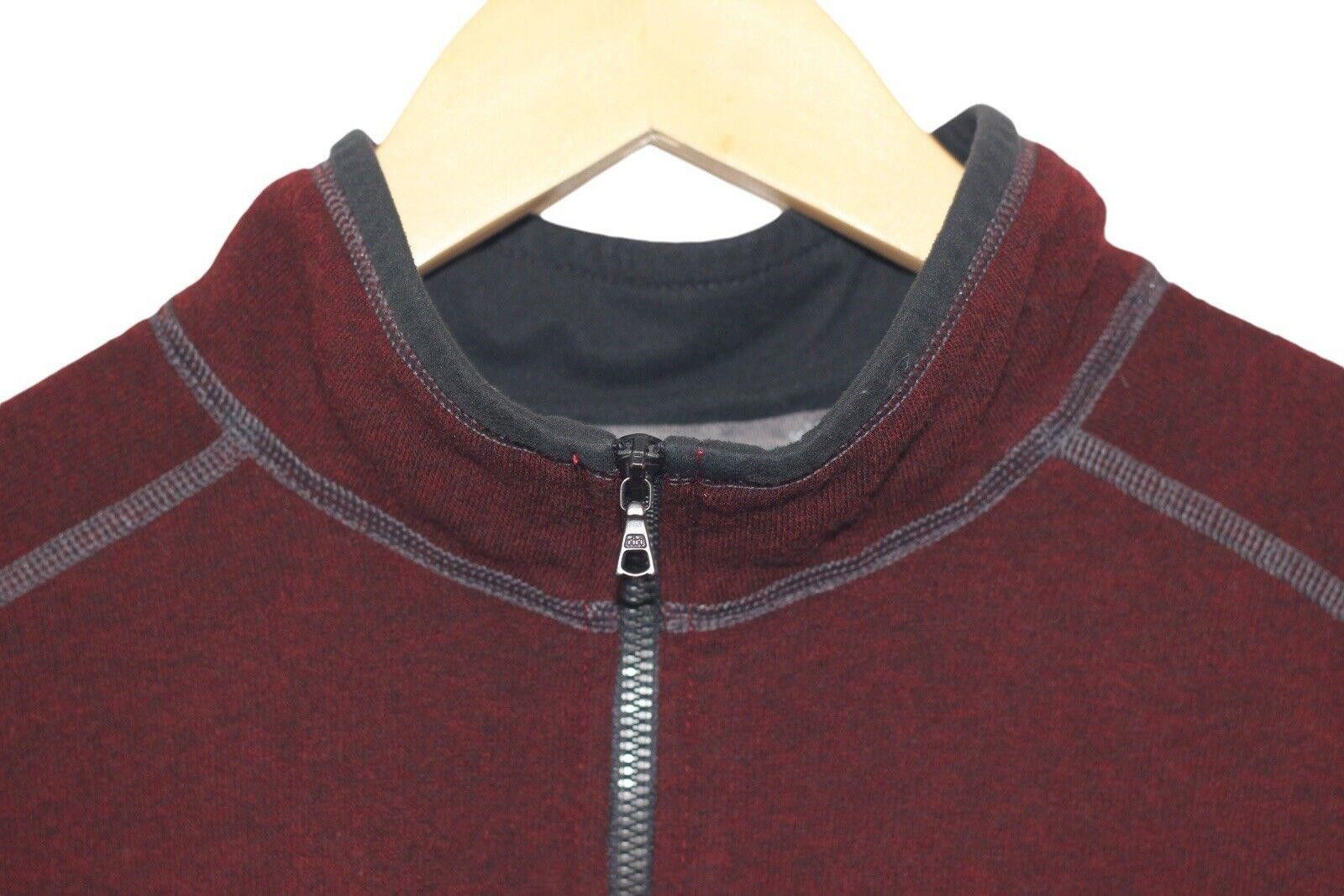 Kuhl KUHL Mens Revel 1/4 Zip Sweater Kashmira Pullover Red Gray M Size US M / EU 48-50 / 2 - 2 Thumbnail