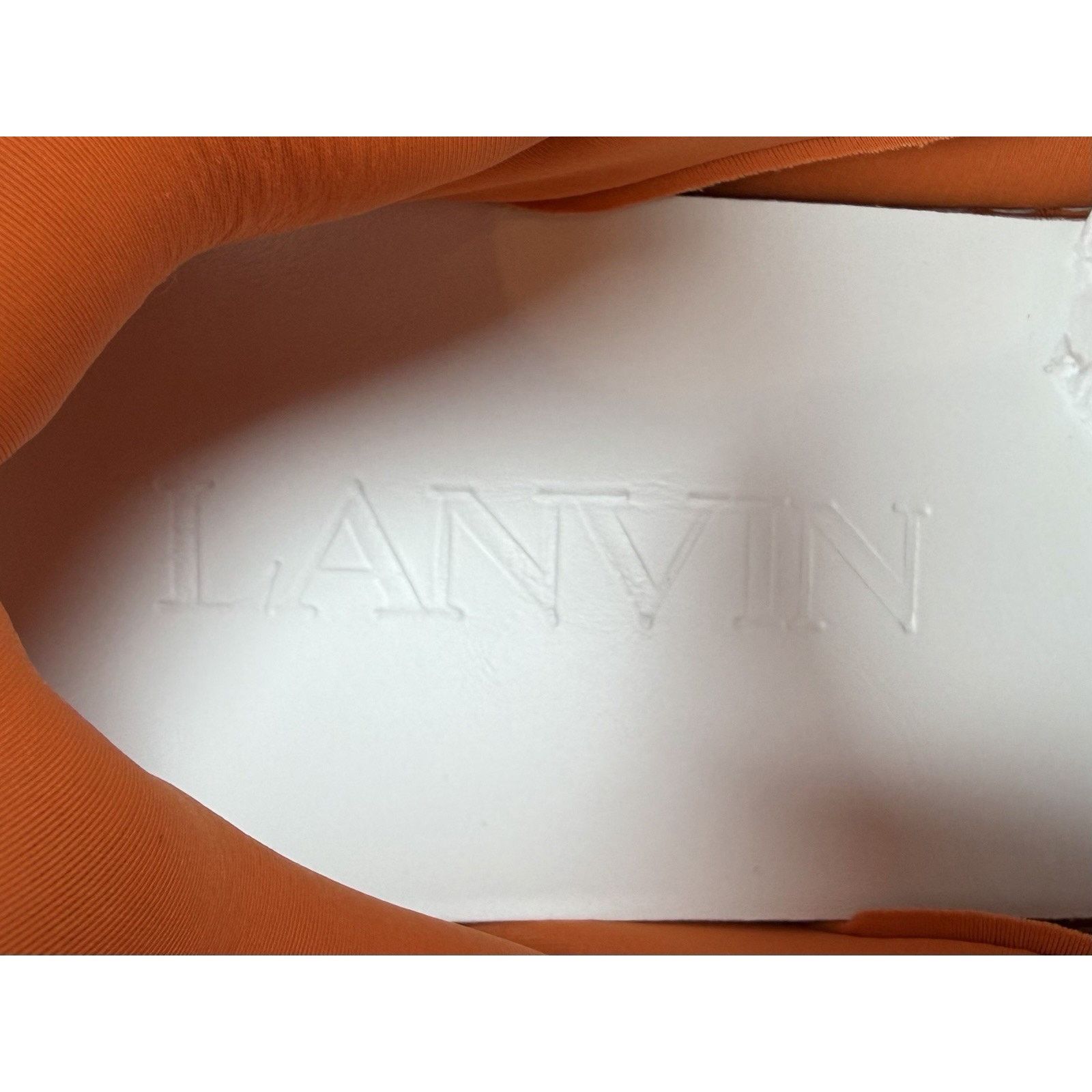 Lanvin Size 13- Lanvin Curb Mango Orange Sneakers NEW/RETAIL $1K Size US 13 / EU 46 - 9 Thumbnail